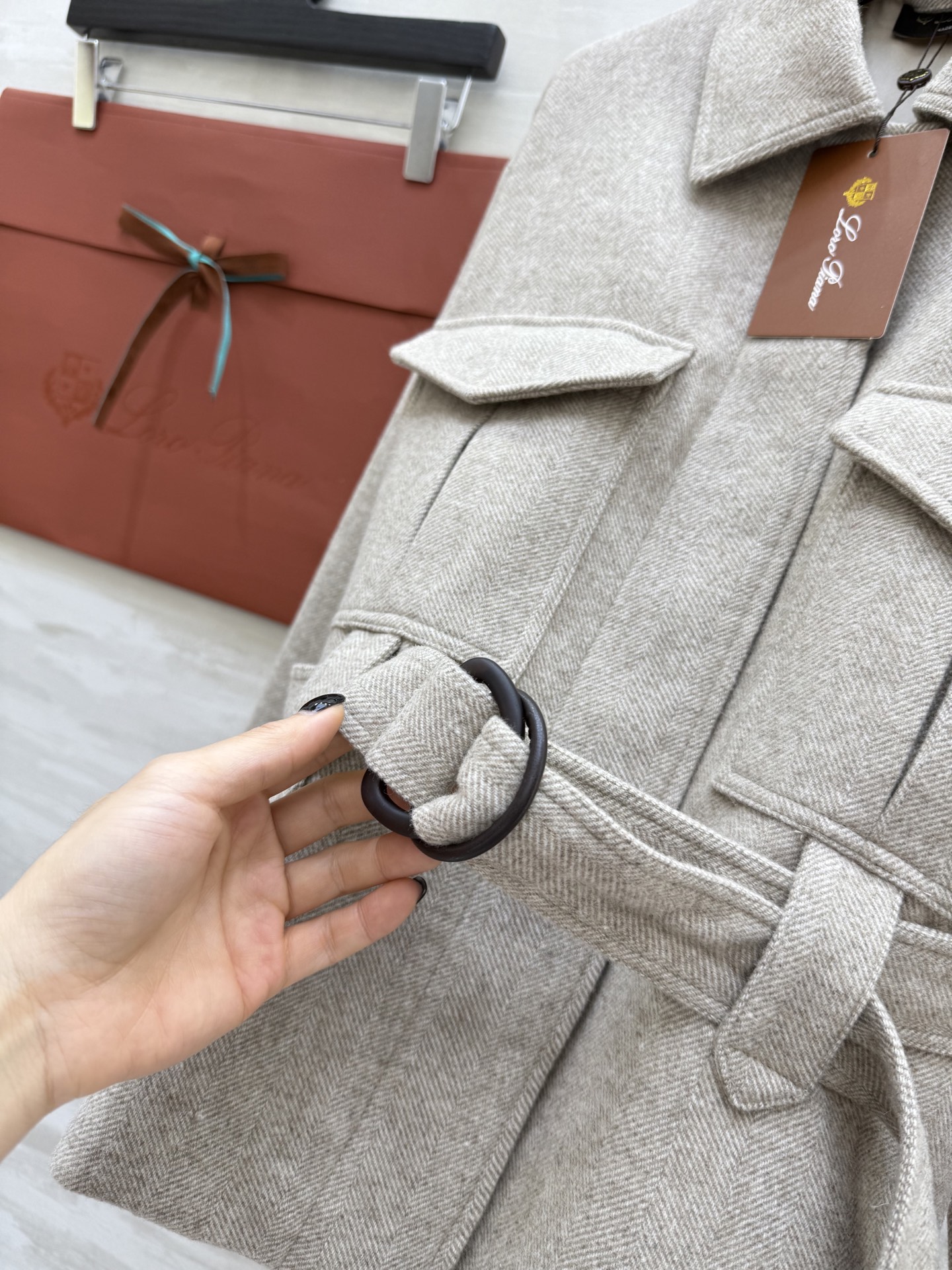 #Loro Pian♡²⁵秋冬新款 羊毛材质老钱风外套 选用高品质羊毛 柔软又保暖 秋冬穿超合适！简约老