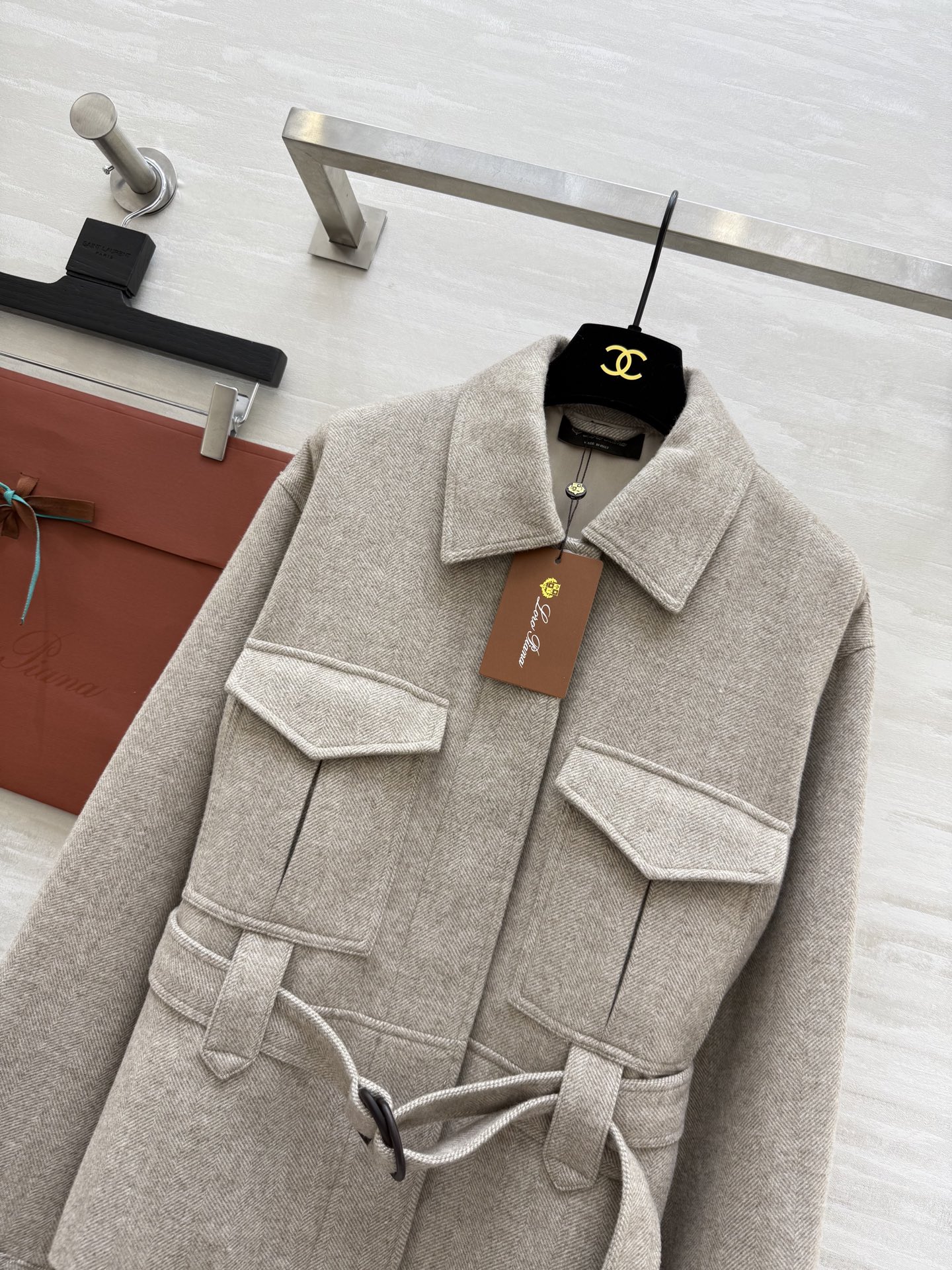 #Loro Pian♡²⁵秋冬新款 羊毛材质老钱风外套 选用高品质羊毛 柔软又保暖 秋冬穿超合适！简约老