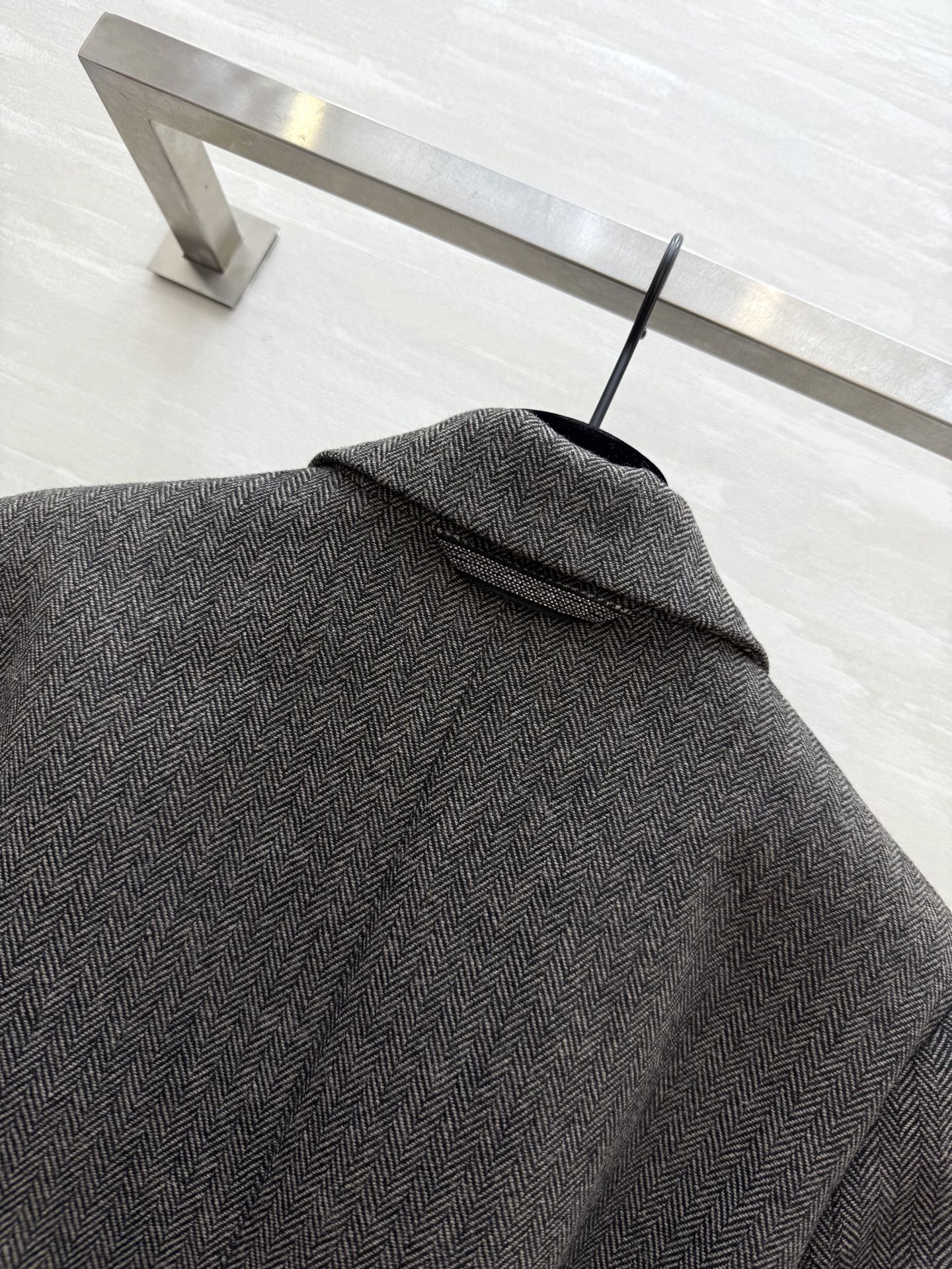 #BC²⁵秋冬新款 羊毛混纺人字纹西装外套 配送腰带收腰显瘦 高品质定制 现货首发size：S/M/L（