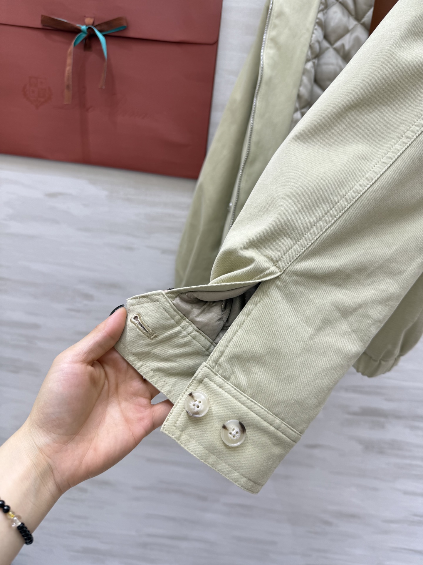 #LP²⁵秋冬新款 高奢风菱格夹棉外套 内里夹棉保暖舒适 时髦又不失风度 高品质定制 现货来size：S