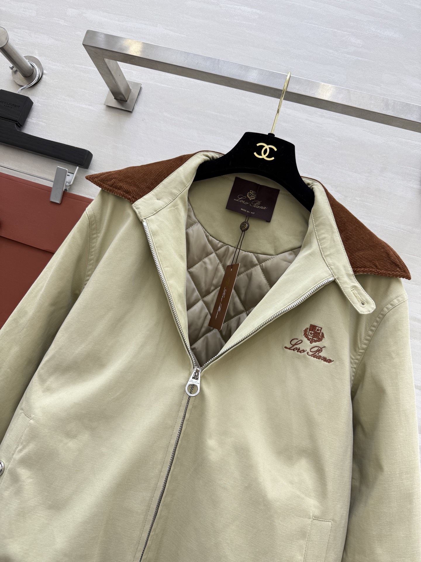 #LP²⁵秋冬新款 高奢风菱格夹棉外套 内里夹棉保暖舒适 时髦又不失风度 高品质定制 现货来size：S