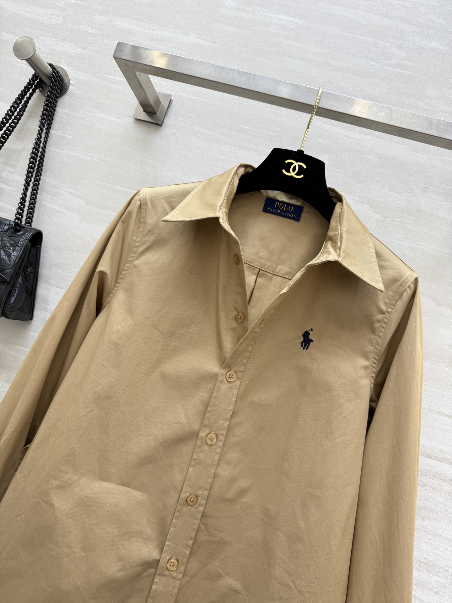 #拉夫劳伦²⁵秋冬新款 翻领衬衣式连衣裙 高品质定制 现货首发size：S/M/L（s码肩宽：36，胸围