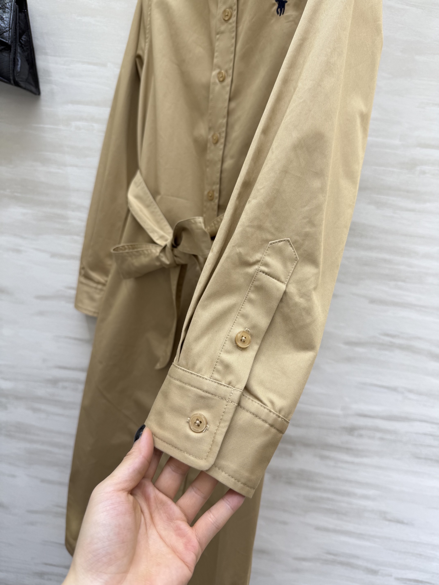 #拉夫劳伦²⁵秋冬新款 翻领衬衣式连衣裙 高品质定制 现货首发size：S/M/L（s码肩宽：36，胸围