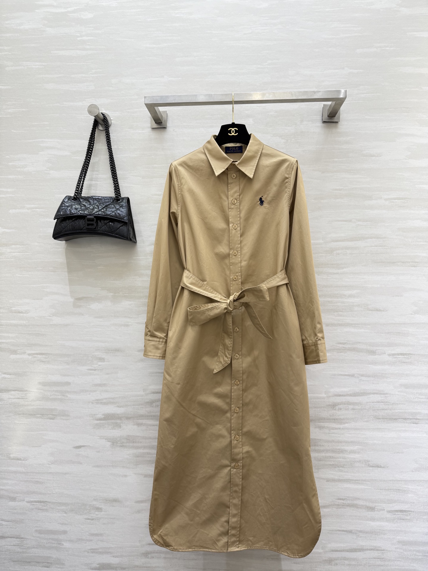 NO:591522,#ralphlaurenautumn-winter new style lapel shirt dress, high quality custom-made, available now, sizeS/M/L (S size shoulder width 36, bust 92, skirt length 116),,skirts,alexander wang19860909#拉夫劳伦秋冬新款 翻领衬衣式连衣裙 高品质定制 现货首发sizeS/M/L（s码肩宽36,胸围92,裙长116）,,skirts,alexander wang,Women's clothing