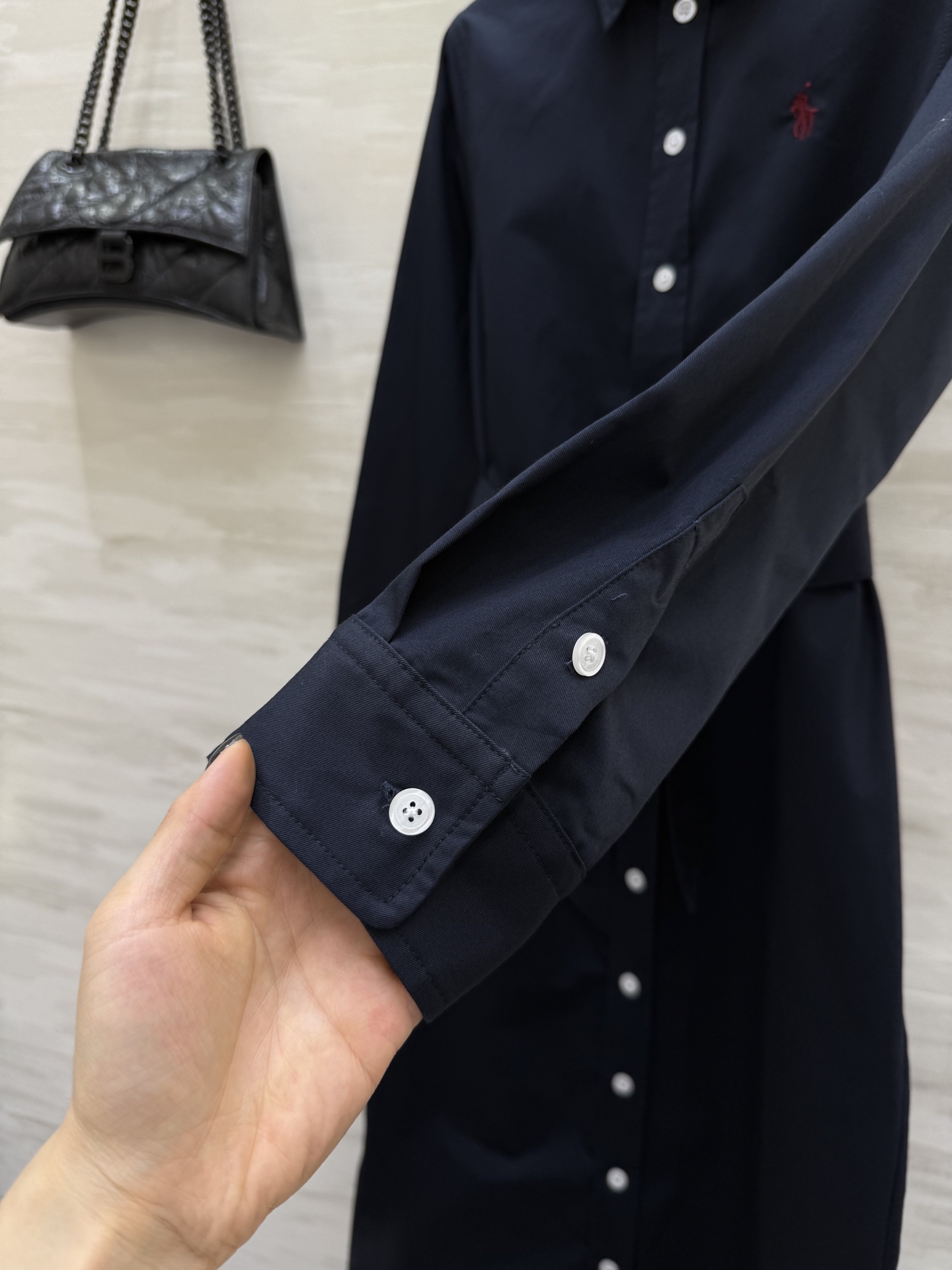 #拉夫劳伦²⁵秋冬新款 翻领衬衣式连衣裙 高品质定制 现货首发size：S/M/L（s码肩宽：36，胸围