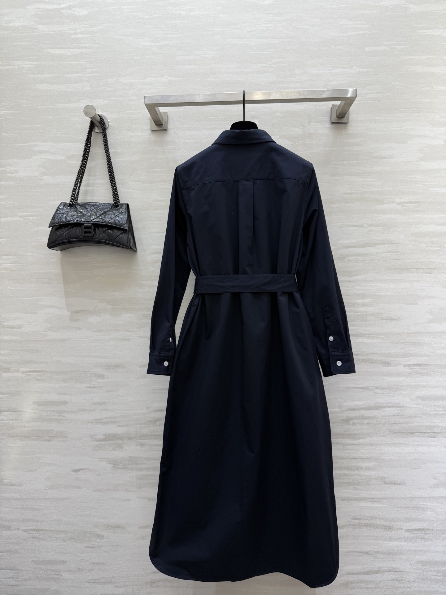 #拉夫劳伦²⁵秋冬新款 翻领衬衣式连衣裙 高品质定制 现货首发size：S/M/L（s码肩宽：36，胸围