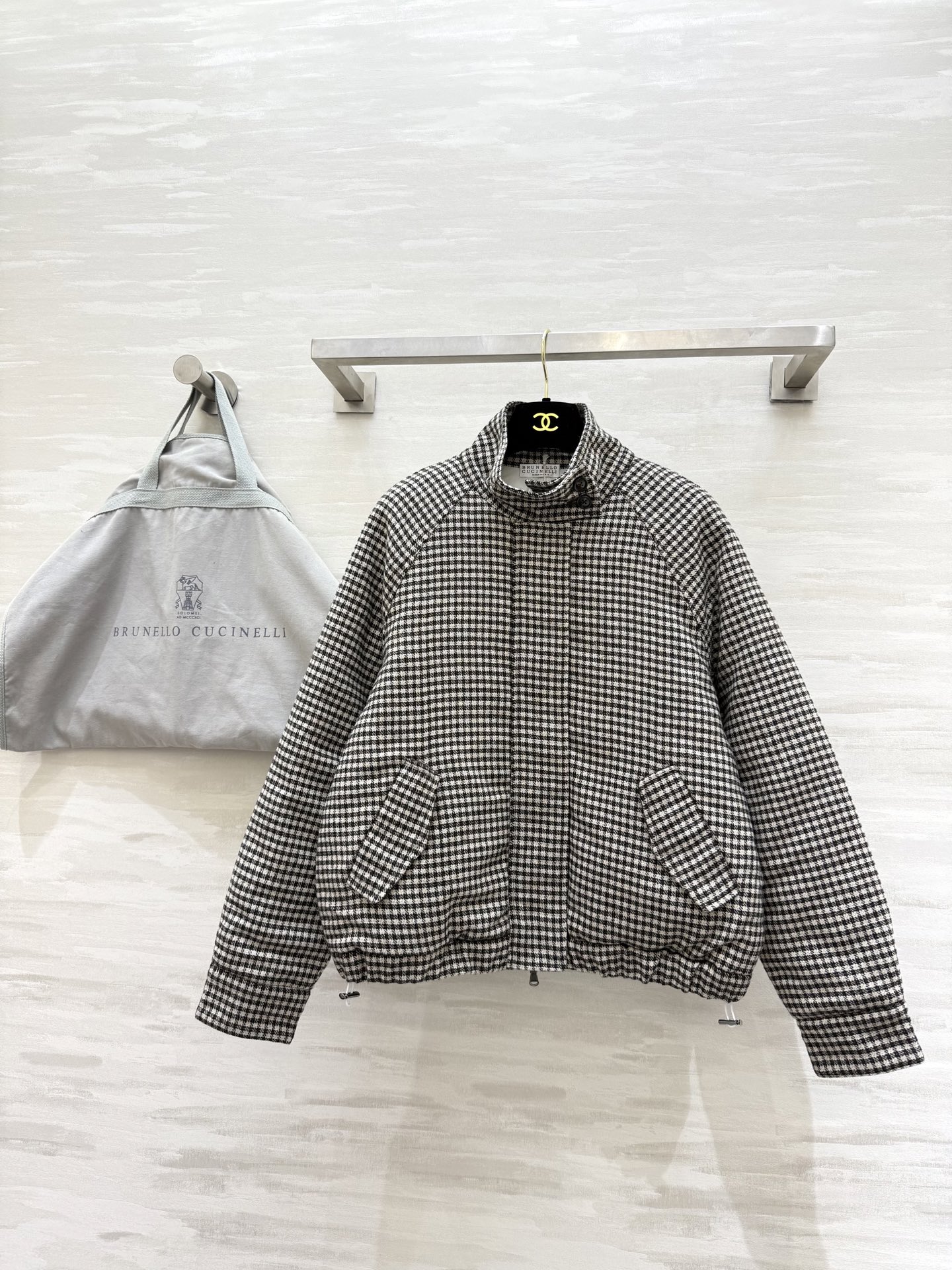 NO:622121,#Brunello Cucinell Autumn and winter new plaid control winter natal jacket with cotton lining to keep warm and comfortable. High-quality customization. Available in stock first size S/M/L (S size bust 110, length 57),, brunello cucinelli, jackets & coats, alexander wang19860909#Brunello Cucinell秋冬新款格紋控 冬季本命外套 内里夹棉保暖舒适 高品质定制 现货首发sizeS/M/L（s码胸围110,衣长57）,,brunello cucinelli,jackets & coats,alexander wang,Women's clothing