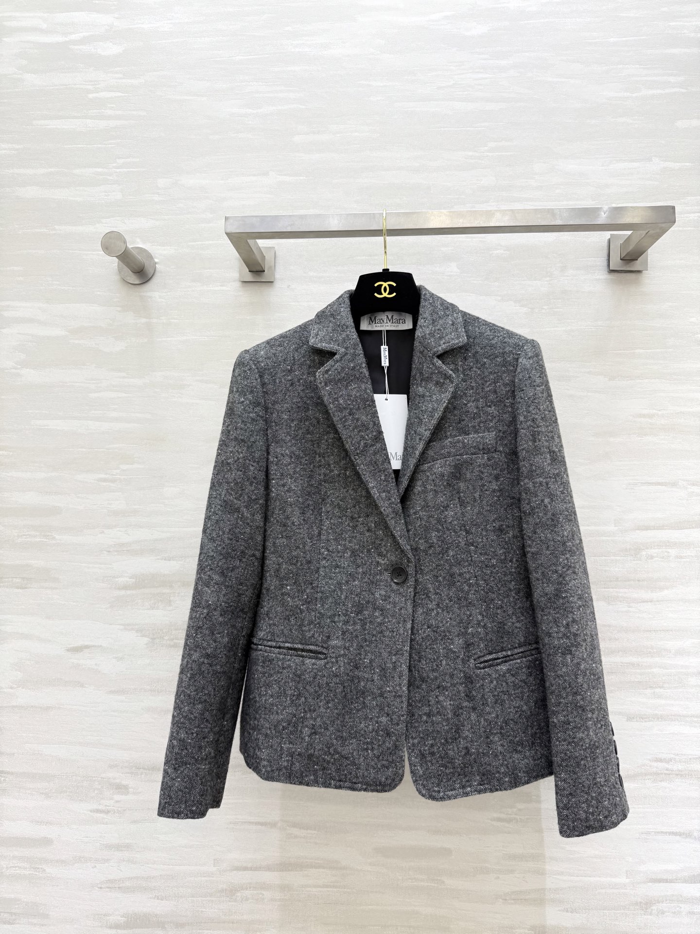 NO:622116,#Maxmar new style for autumn and winter, minimalist wool suit jacket, high quality customization, ready for sale, sizeS/M/L (S size shoulder width 36, bust 90, length 57),,jackets & coats,business suit,alexander wang19860909#Maxmar秋冬新款 极简主义 羊毛西装外套 高品质定制 现货首发sizeS/M/L（s码肩宽36,胸围90,衣长57）,,jackets & coats,business suit,alexander wang,Women's clothing