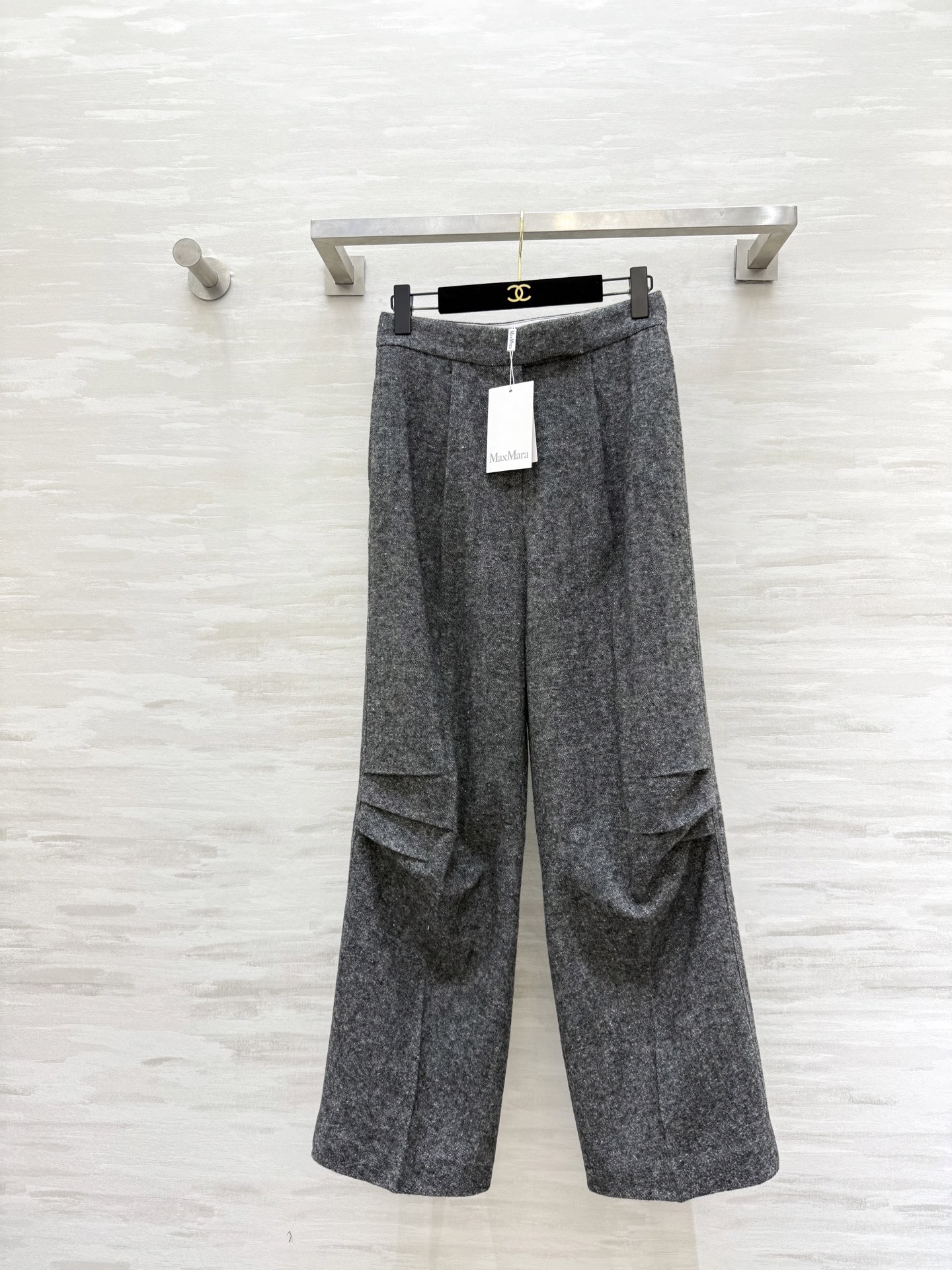 NO:622128,#Maxmar new style for autumn and winter, minimalist wool trousers, high-quality customization, available in stock, first size S/M/L (S size waist 66, hip 96, trouser length 104),,alexander wang19860909#Maxmar秋冬新款 极简主义 羊毛西裤 高品质定制 现货首发sizeS/M/L（s码腰围66,臀围96,裤长104）,,alexander wang,Women's clothing