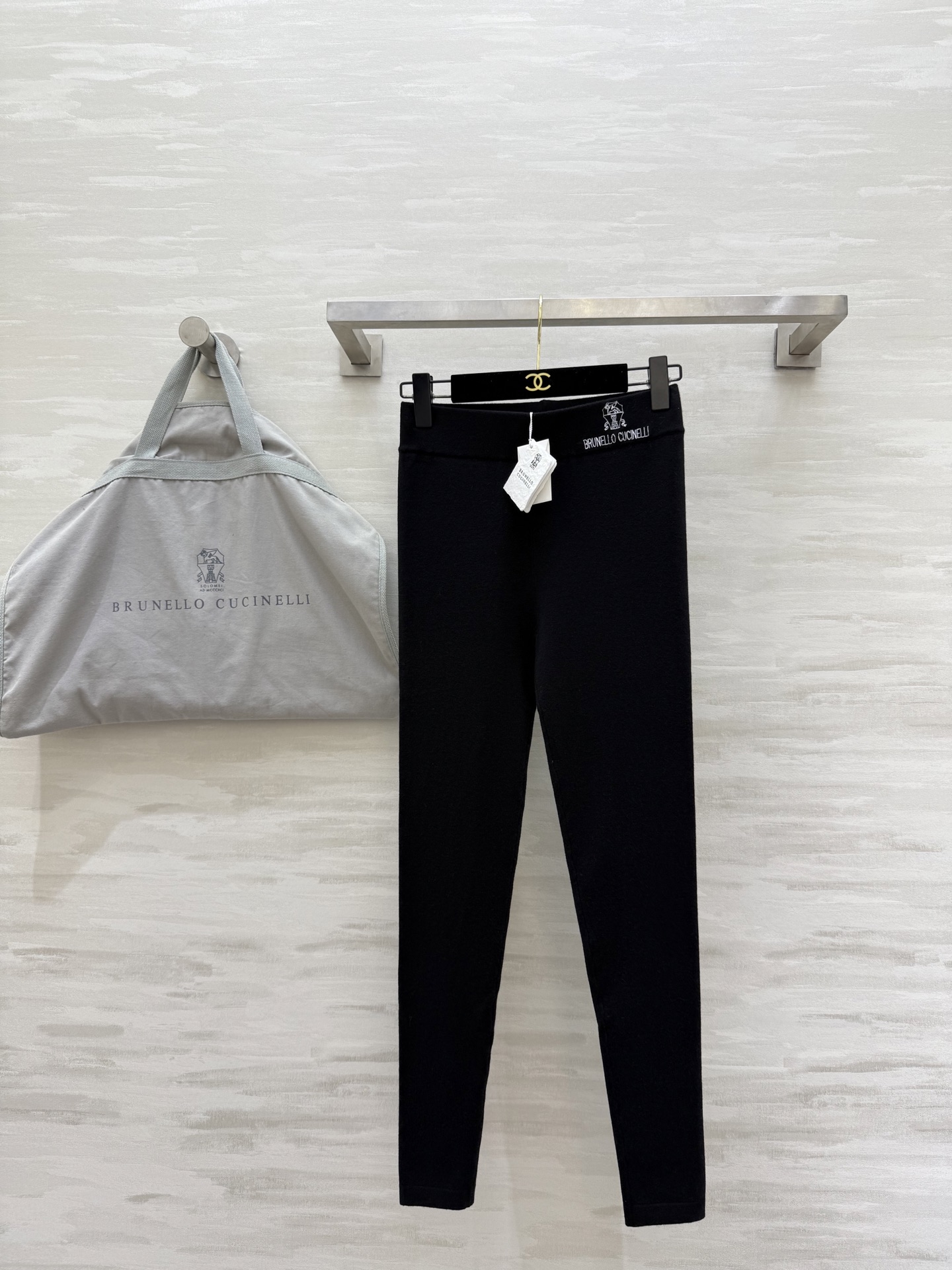 NO:624843,#Brunello Cucinell new autumn and winter logo embroidered wool leggings, high quality customization, available in stock, sizeS/M/L (S size waist 64, pants length 91),, brunello cucinelli, alexander wang19860909#Brunello Cucinell秋冬新款 logo刺绣羊毛打底裤 高品质定制 现货首发sizeS/M/L（s码腰围64,裤长91）,,brunello cucinelli,alexander wang,Women's clothing