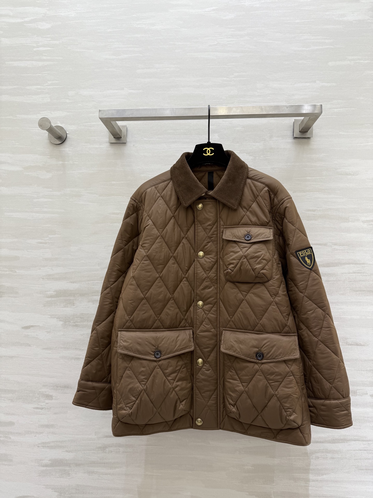 NO:629249,#Ralph laure new autumn and winter style diamond plaid classic cotton jacket｜High quality customization, available in stock first sizeS/M/L (S size bust 110, length 65),,loro piana,jackets & coats,alexander wang19860909#Ralph laure秋冬新款 菱形格纹经典棉服外套｜高品质定制 现货首发sizeS/M/L（s码胸围110,衣长65）,,loro piana,jackets & coats,alexander wang,Women's clothing