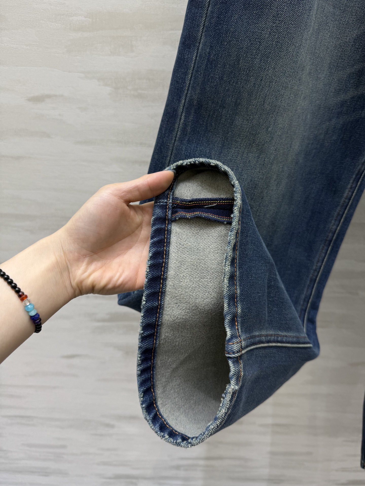 #Loew♡新款 加绒直筒牛仔裤 高品质定制 现货首发size：26/27/28/29/30（28码腰围