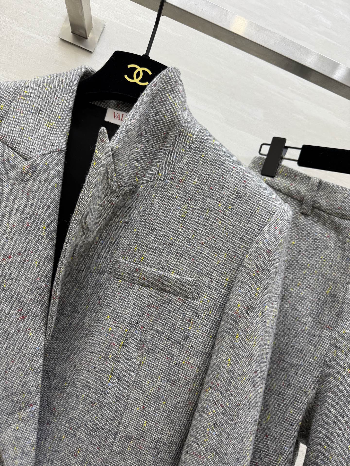 #Valentin♡²⁶早春新款 西服系列 定制羊毛混纺面料 高品质 现货首发size：S/M/L（s码