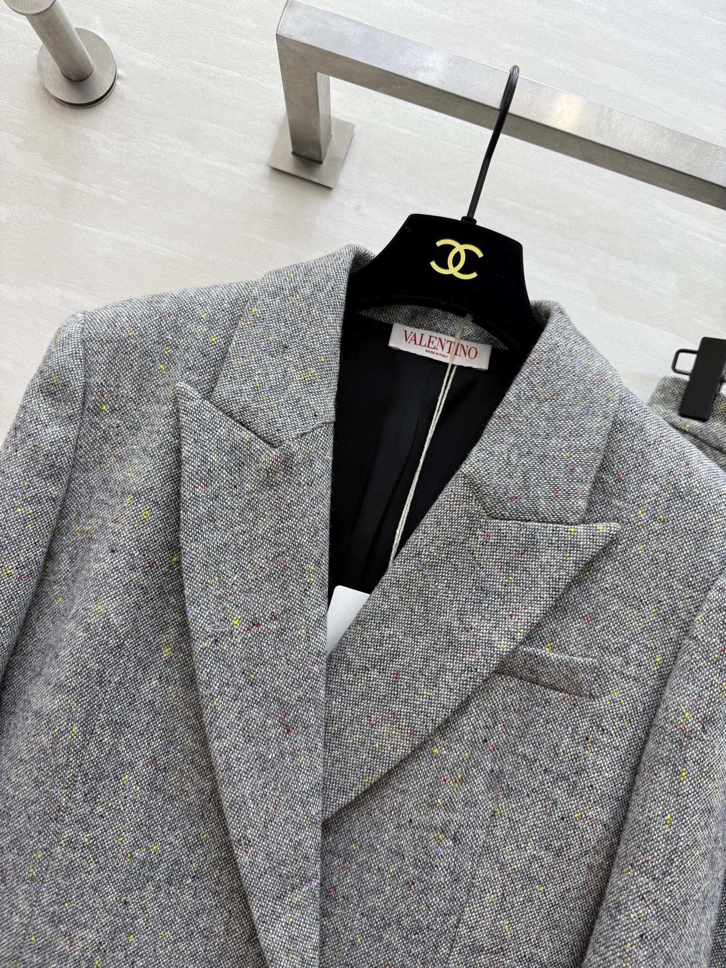 #Valentin♡²⁶早春新款 西服系列 定制羊毛混纺面料 高品质 现货首发size：S/M/L（s码