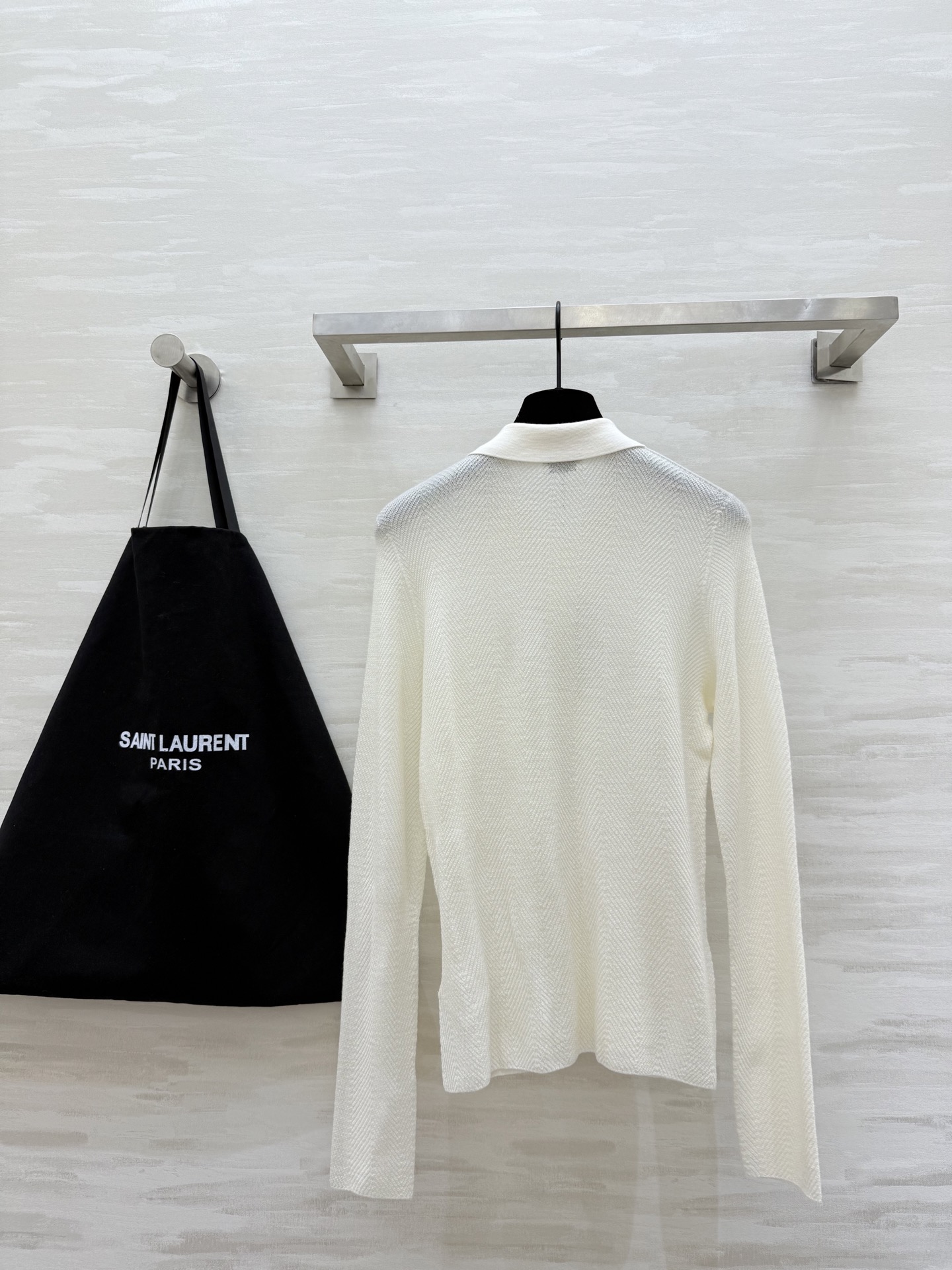 #ysl新款 美丽诺羊毛翻领上衣 高品质定制 现货首发size：S/M/L（M码胸围：82，衣长：61）