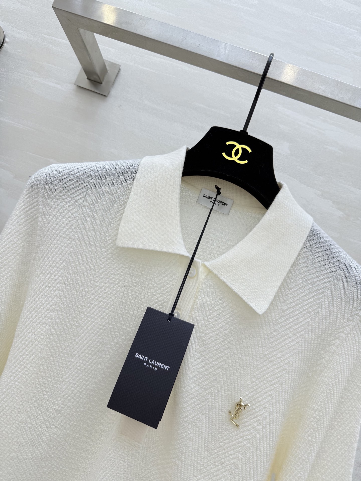 #ysl新款 美丽诺羊毛翻领上衣 高品质定制 现货首发size：S/M/L（M码胸围：82，衣长：61）