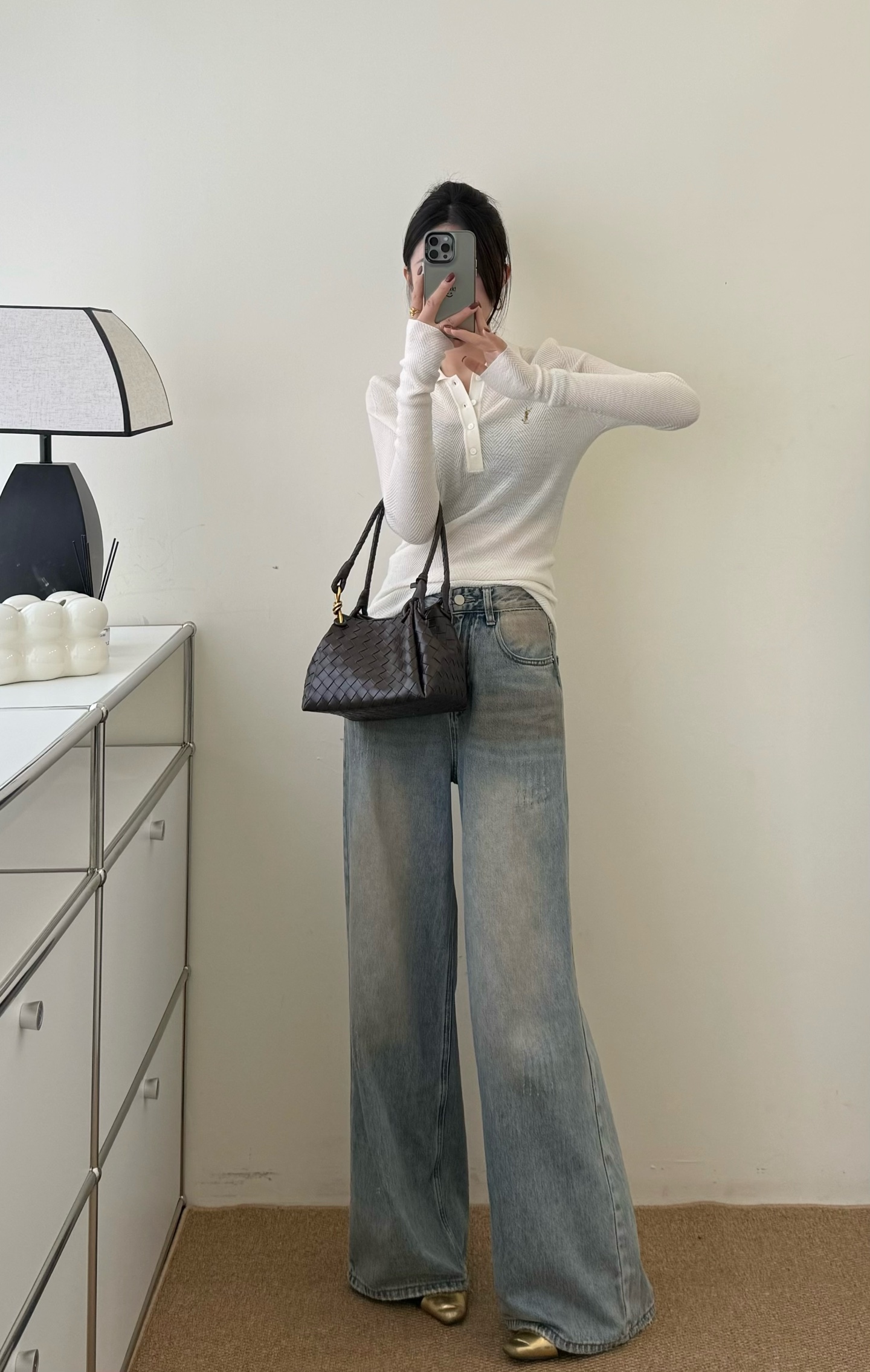 #ysl新款 美丽诺羊毛翻领上衣 高品质定制 现货首发size：S/M/L（M码胸围：82，衣长：61）