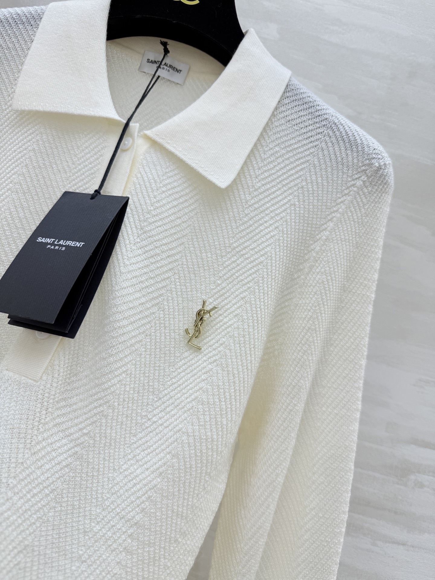 #ysl新款 美丽诺羊毛翻领上衣 高品质定制 现货首发size：S/M/L（M码胸围：82，衣长：61）