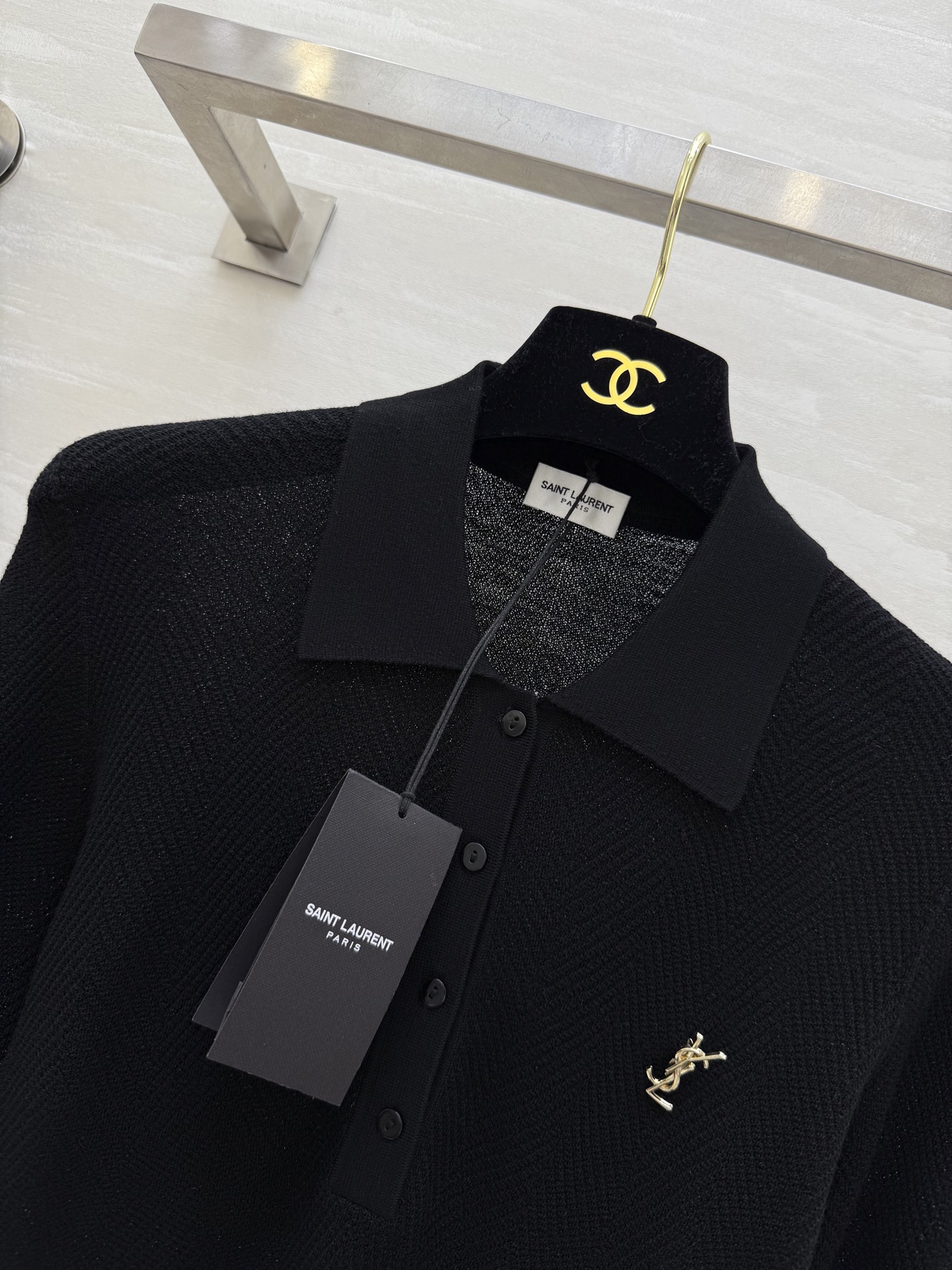 #ysl新款 美丽诺羊毛翻领上衣 高品质定制 现货首发size：S/M/L（M码胸围：82，衣长：61）