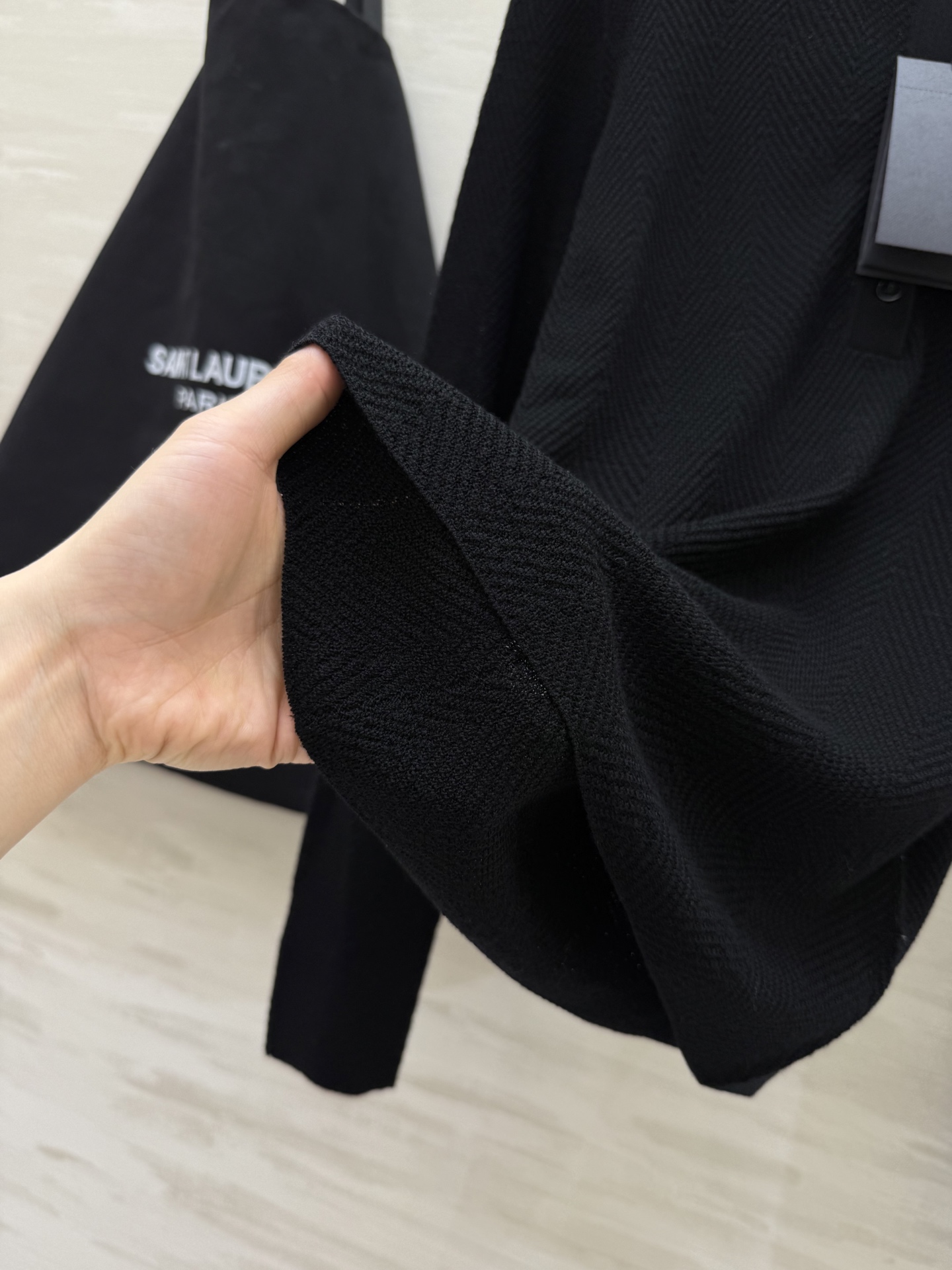 #ysl新款 美丽诺羊毛翻领上衣 高品质定制 现货首发size：S/M/L（M码胸围：82，衣长：61）