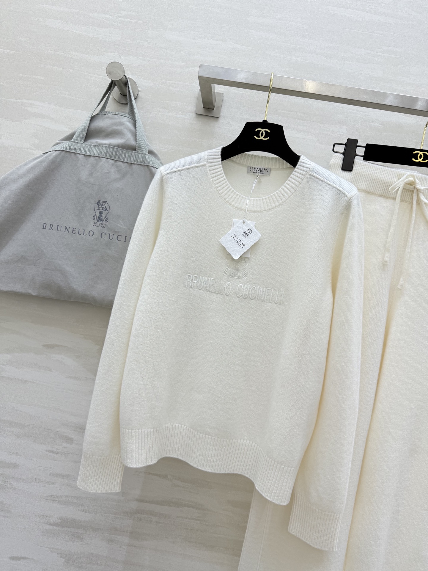 #Brunello Cucinell♡ 新贵老钱风羊毛套装 高品质定制 现货首发size：S/M/L（s