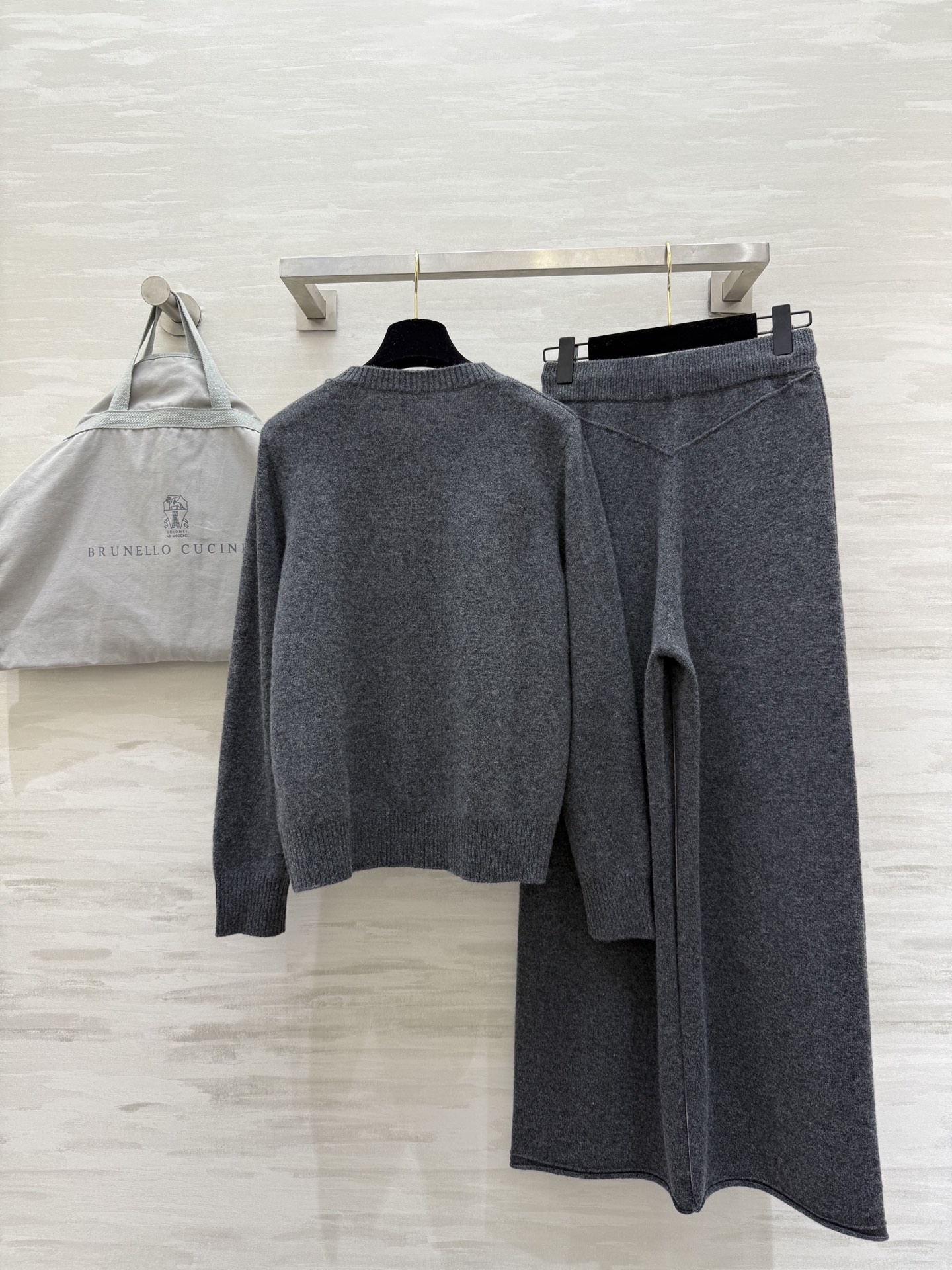 #Brunello Cucinell♡ 新贵老钱风羊毛套装 高品质定制 现货首发size：S/M/L（s