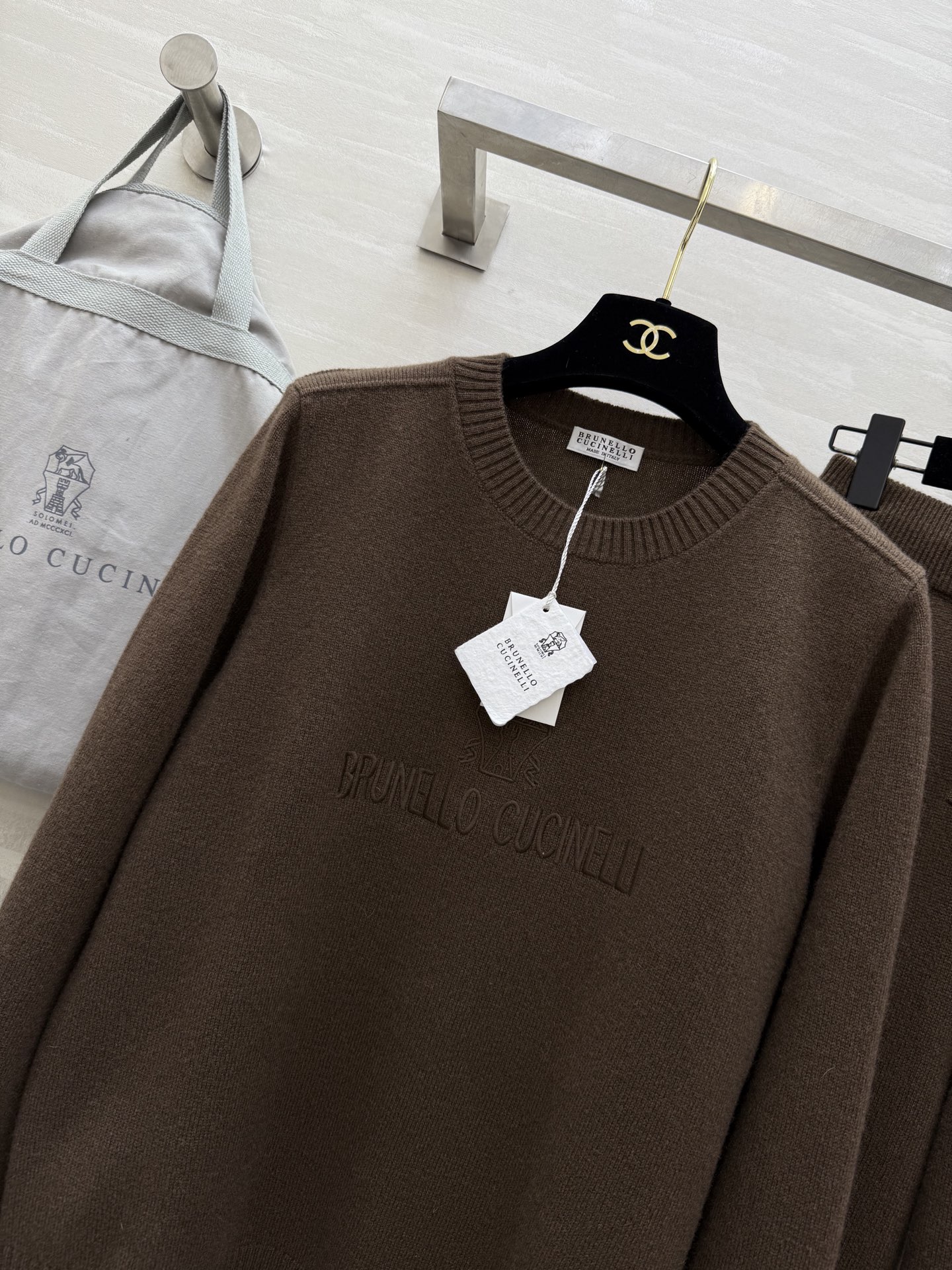 #Brunello Cucinell♡ 新贵老钱风羊毛套装 高品质定制 现货首发size：S/M/L（s