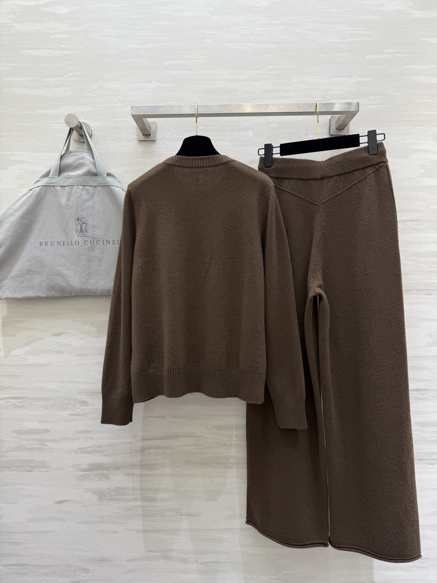 #Brunello Cucinell♡ 新贵老钱风羊毛套装 高品质定制 现货首发size：S/M/L（s