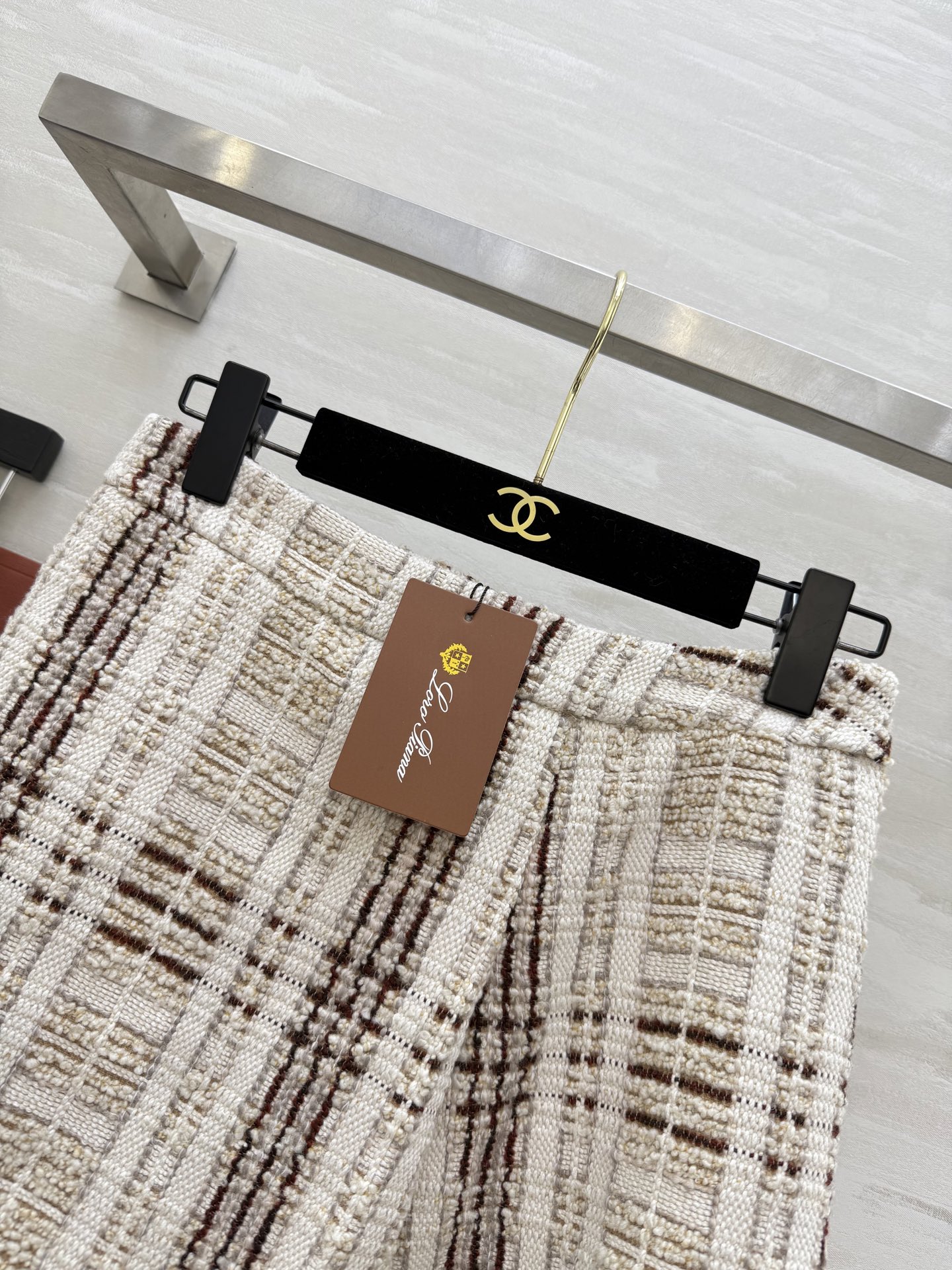 Loro Pian♡假日系列 粗花呢半裙 高品质定制 现货首发size：S/M/L（s码腰围：64，裙长