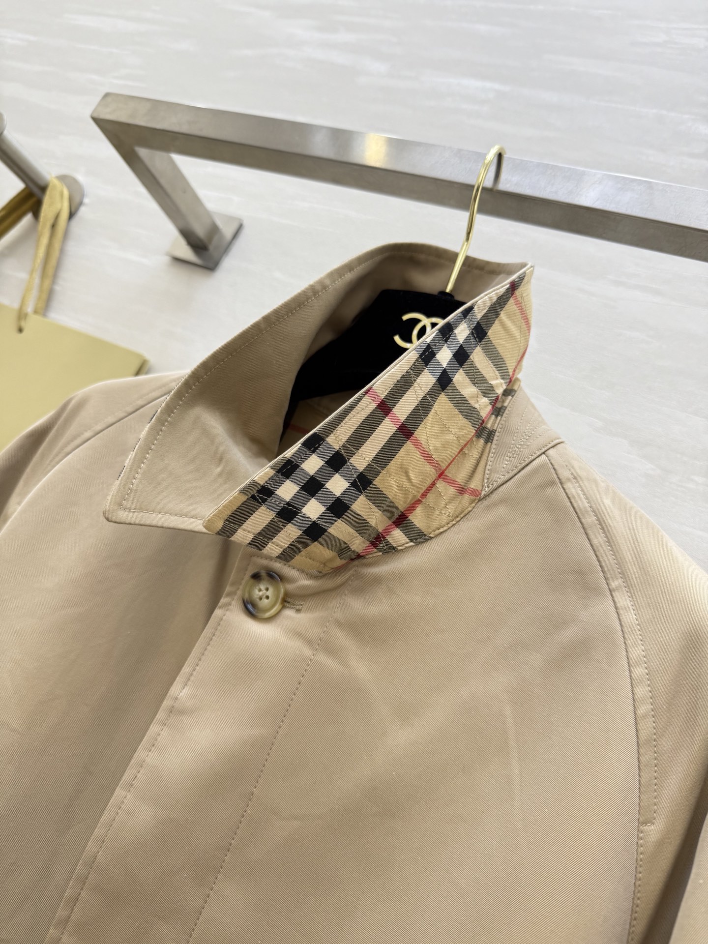 #Burberr♡男士系列 卡姆登风衣 高品质定制 现货首发size：S/M/L/XL/XXL（M码胸围