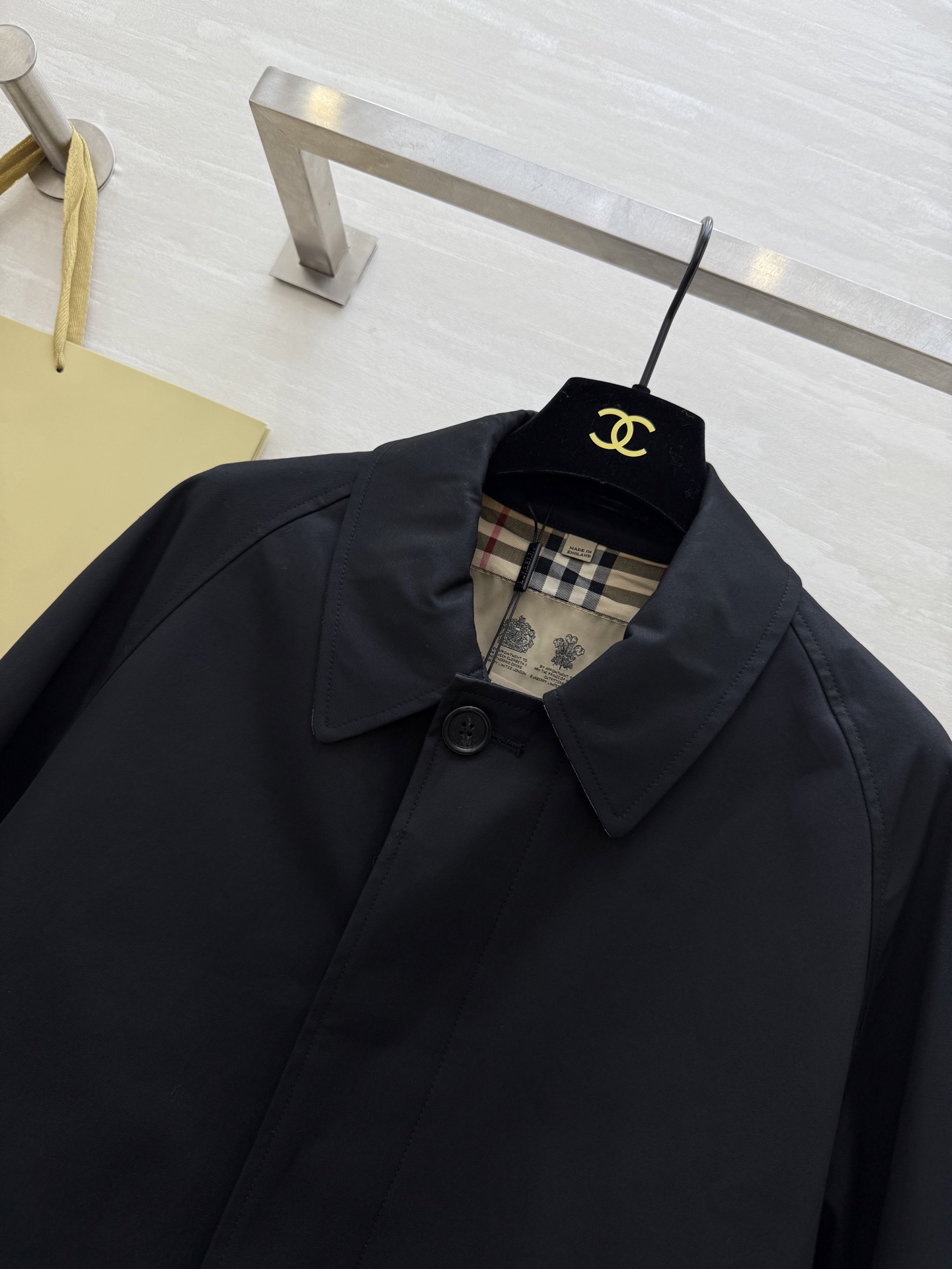 #Burberr♡男士系列 卡姆登风衣 高品质定制 现货首发size：S/M/L/XL/XXL（M码胸围