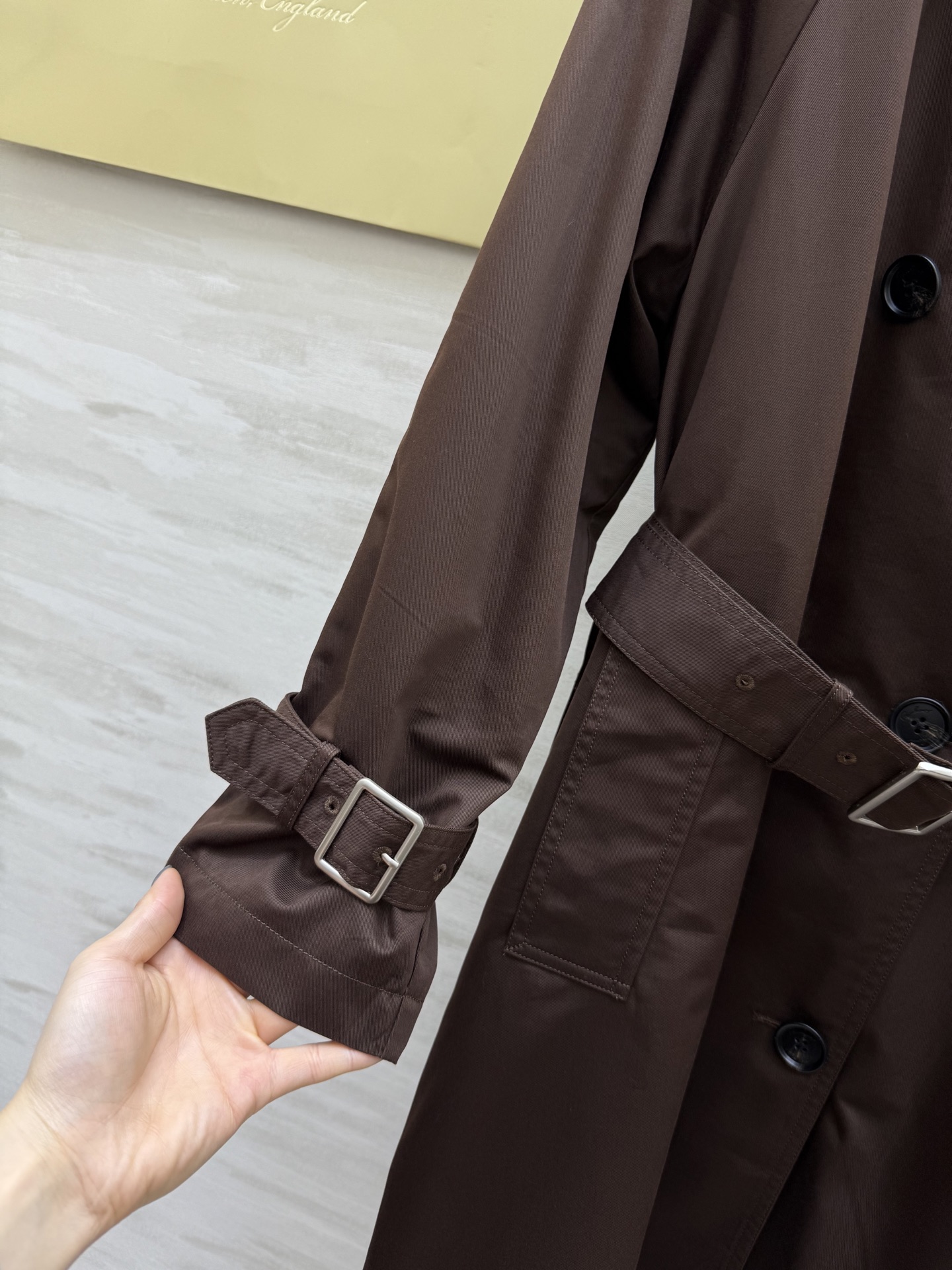 #Burburr♡²⁶早春新款 内里格纹风衣外套 高品质定制 现货首发size：S/M/L（s码胸围：1