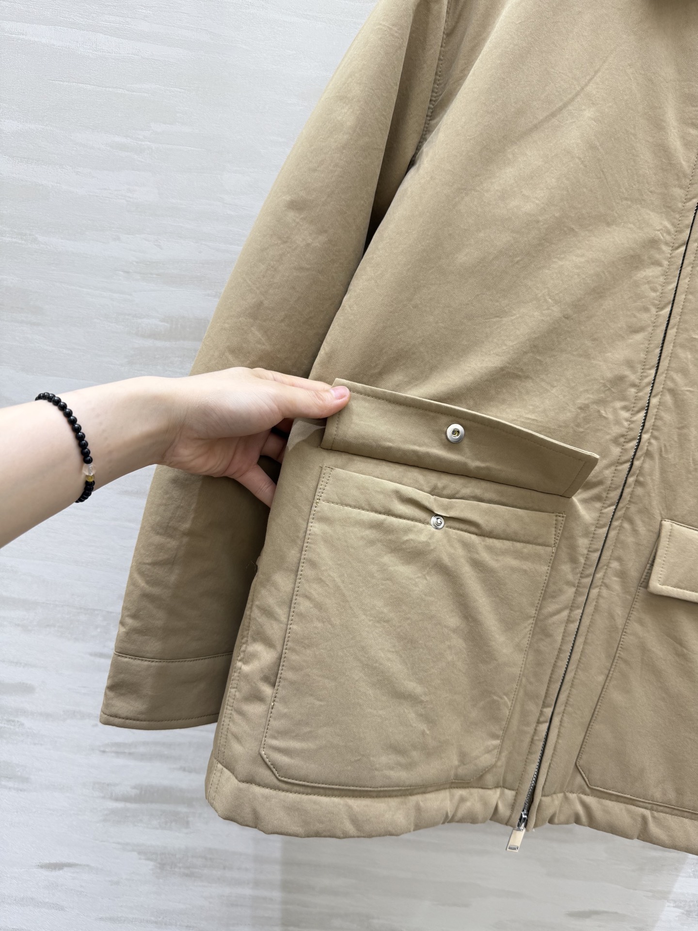 #The Row 卡其色老钱风 鹅绒服外套 高品质定制 现货首发size：0/2/4/6（）