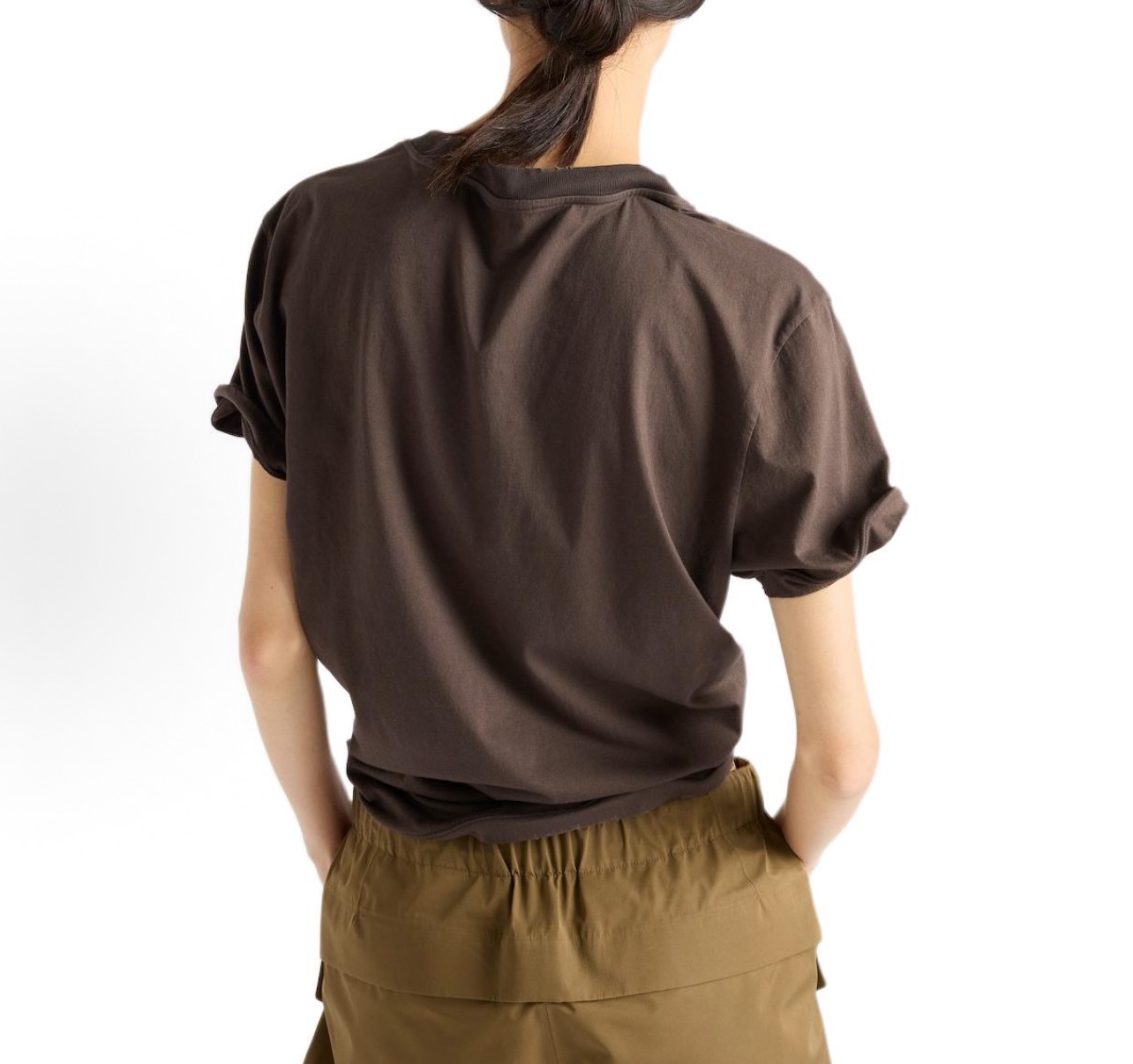 #Prad♡²⁶假日系列 筋骨感短袖T恤 高品质定制 现货首发size：S/M/L（）