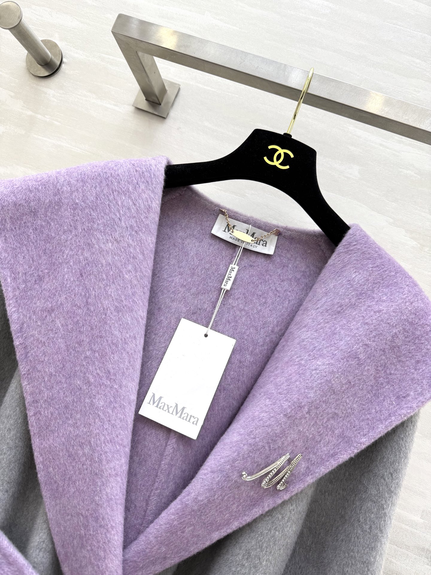 #Maxmar♡双面羊毛呢大衣 可正反两穿 高品质定制 现货首发size：S/M/L（M码胸围：114，