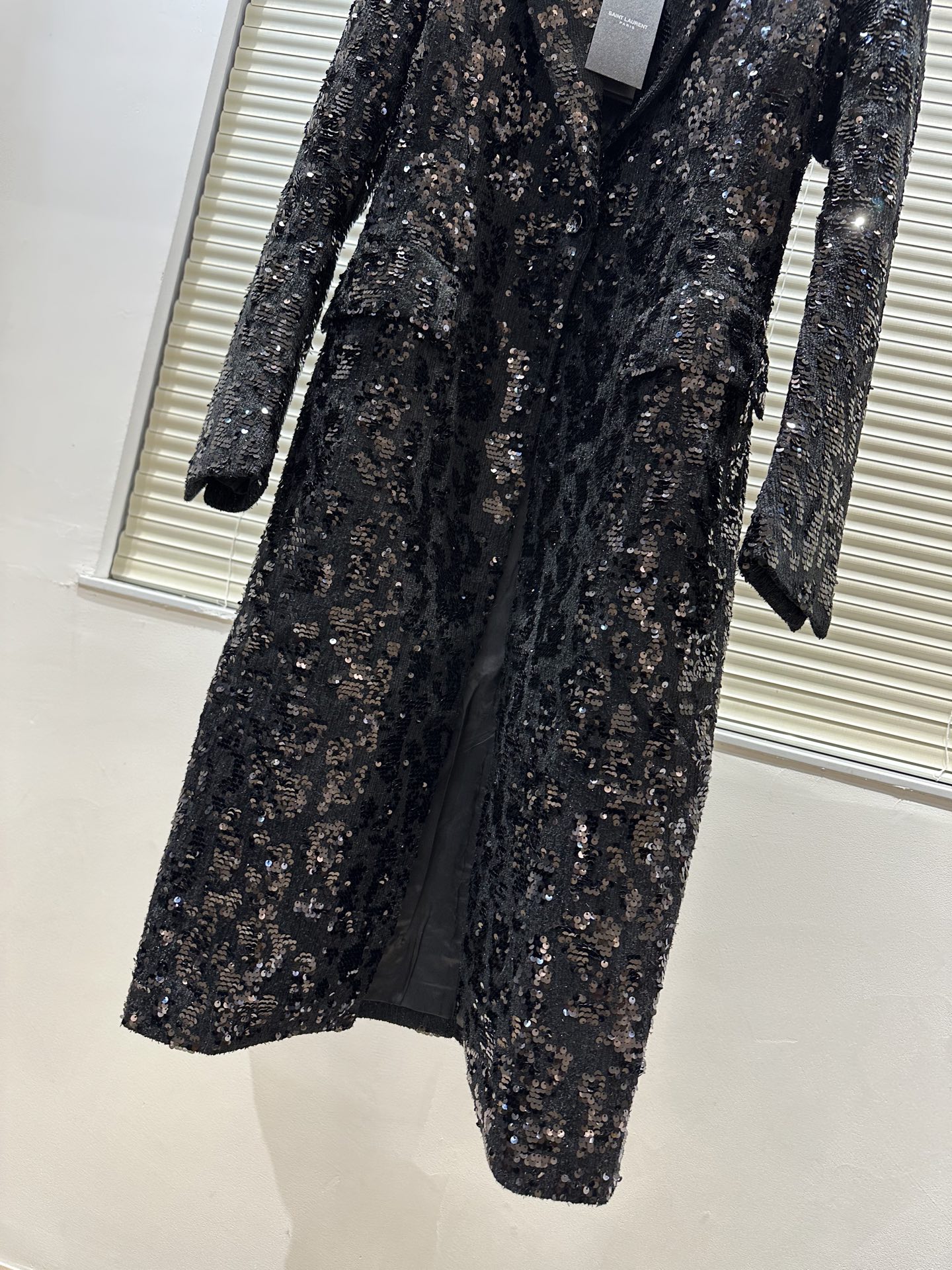 #ysl 重工亮片西装式大衣 高品质定制 现货首发size：S/M/L/XL（）