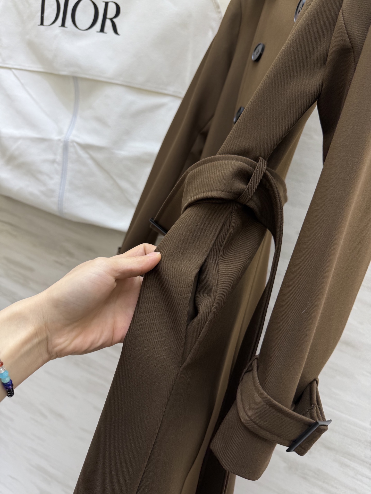 #DIO♡²⁶早春新款 双排扣长款风衣 高级大气 高品质定制 现货首发size：S/M/L/XL（s码肩