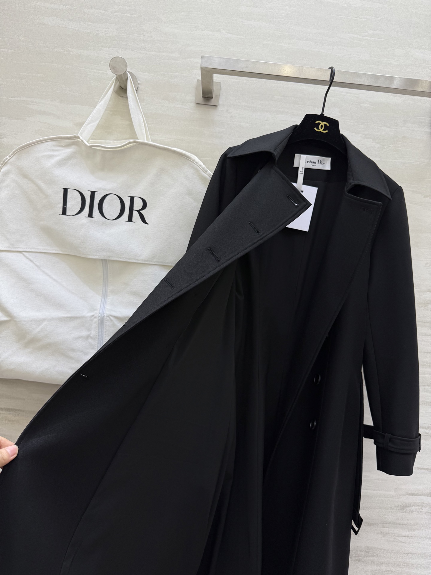 #DIO♡²⁶早春新款 双排扣长款风衣 高级大气 高品质定制 现货首发size：S/M/L/XL（s码肩