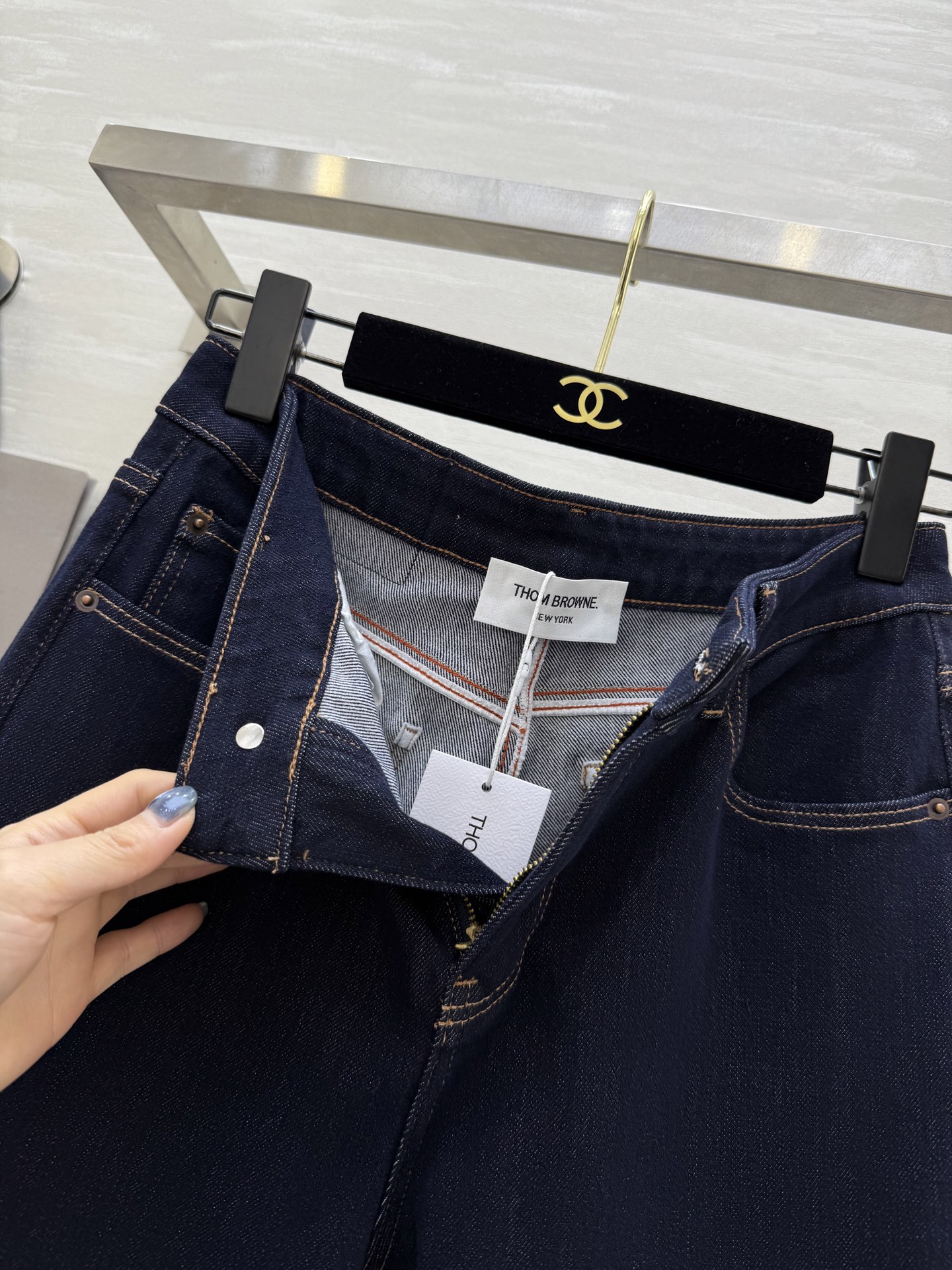 #TB 法棍牛仔裤 高品质定制 现货首发size：26/27/28/29/30（28码腰围：68，裤长：