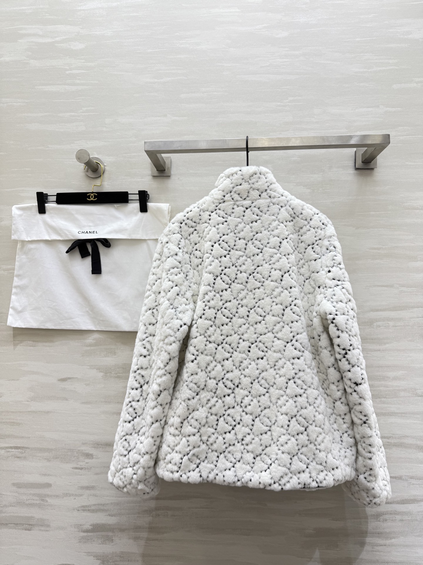 #Chane♡²⁵滑雪系列 环保毛绒绒皮草中长款外套 低调贵气 闪闪惹人爱✨高品质定制 现货首发size