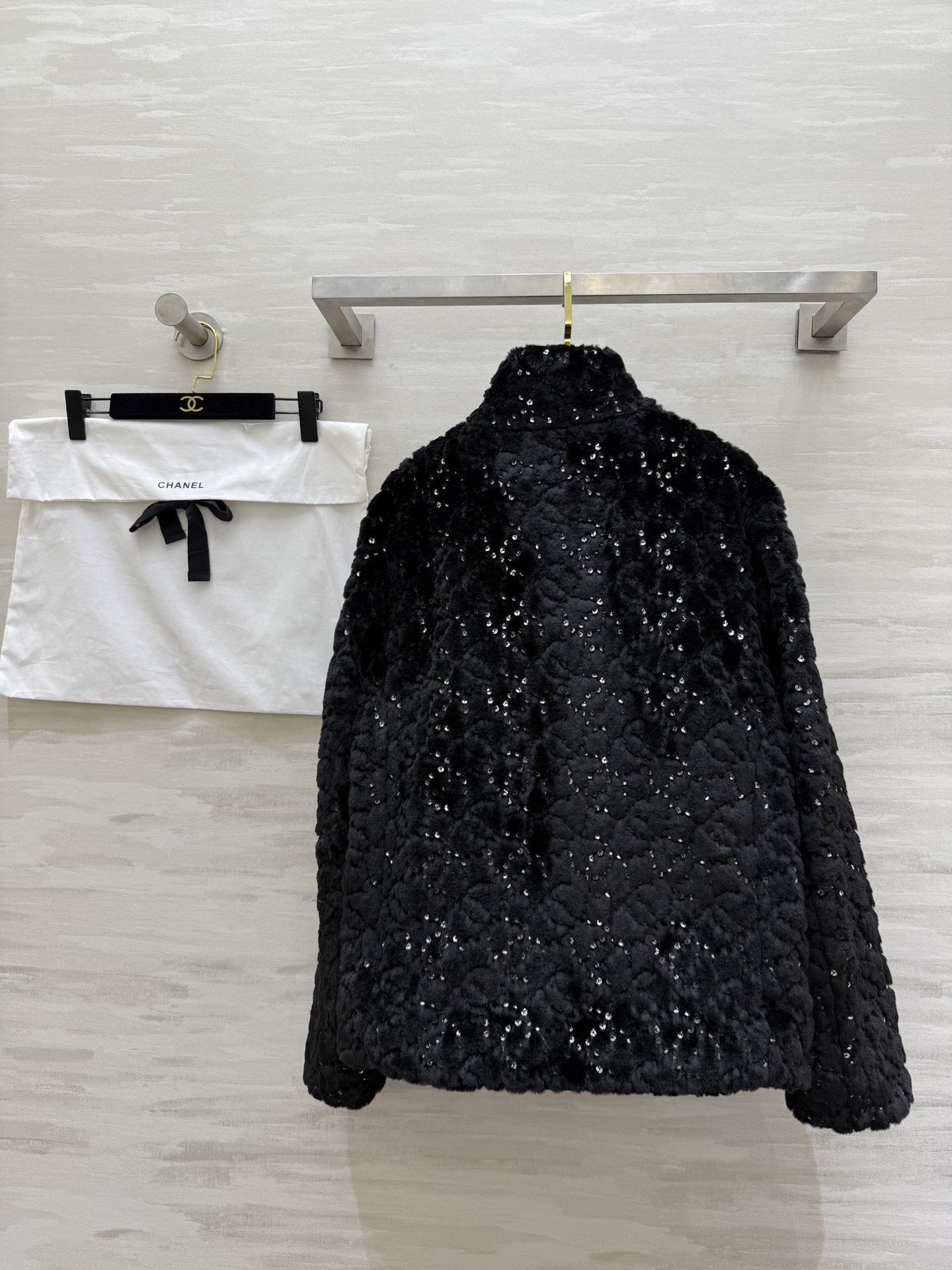 #Chane♡²⁵滑雪系列 环保毛绒绒皮草中长款外套 低调贵气 闪闪惹人爱✨高品质定制 现货首发size