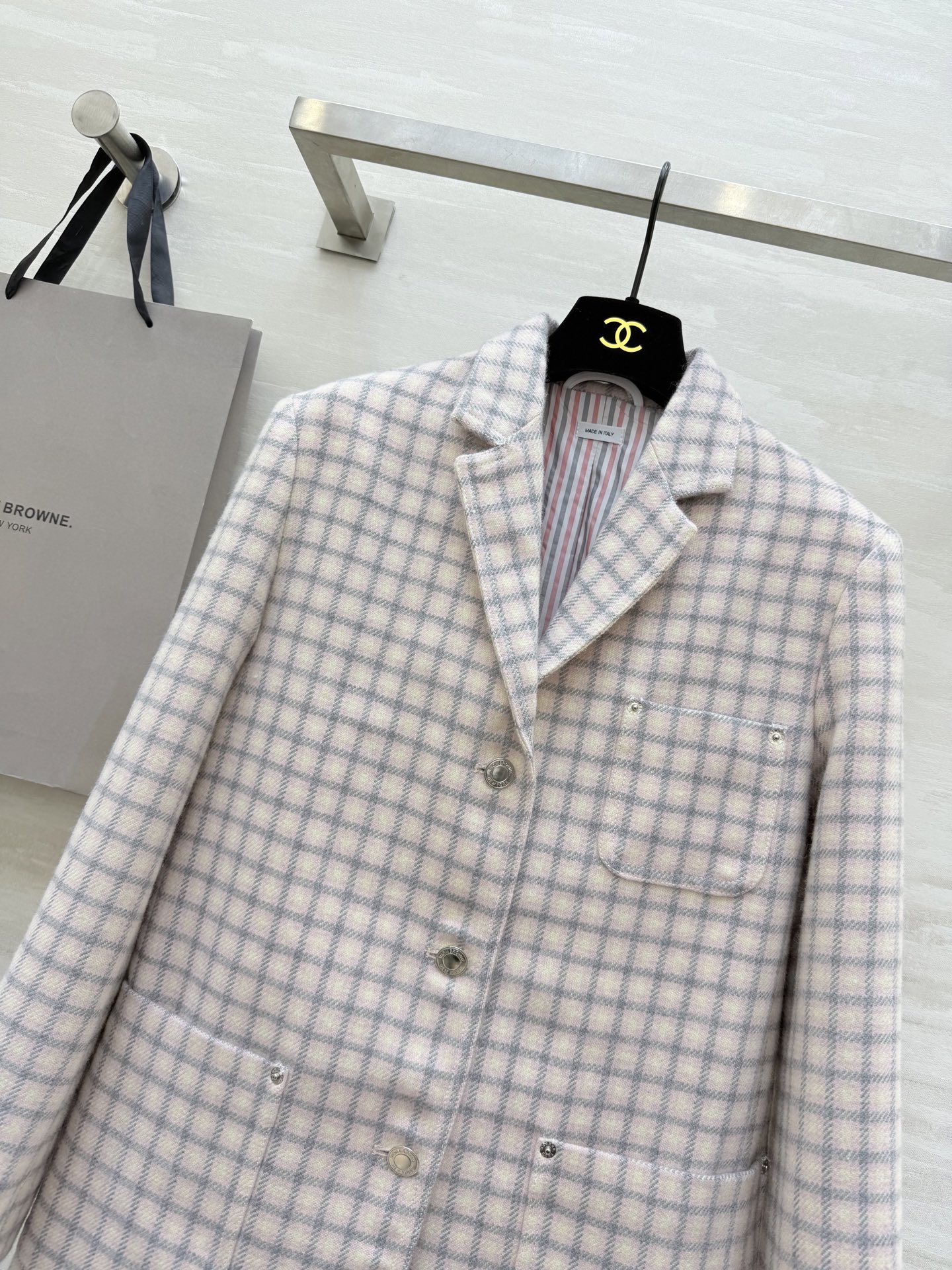 #ThomBrown♡²⁶新款 财阀千金 西装外套 高品质定制 现货首发size：S/M/L（s码胸围：