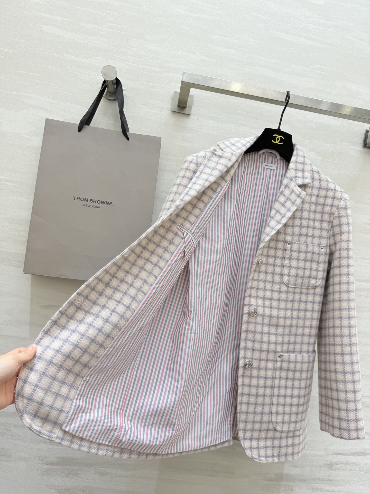 #ThomBrown♡²⁶新款 财阀千金 西装外套 高品质定制 现货首发size：S/M/L（s码胸围：