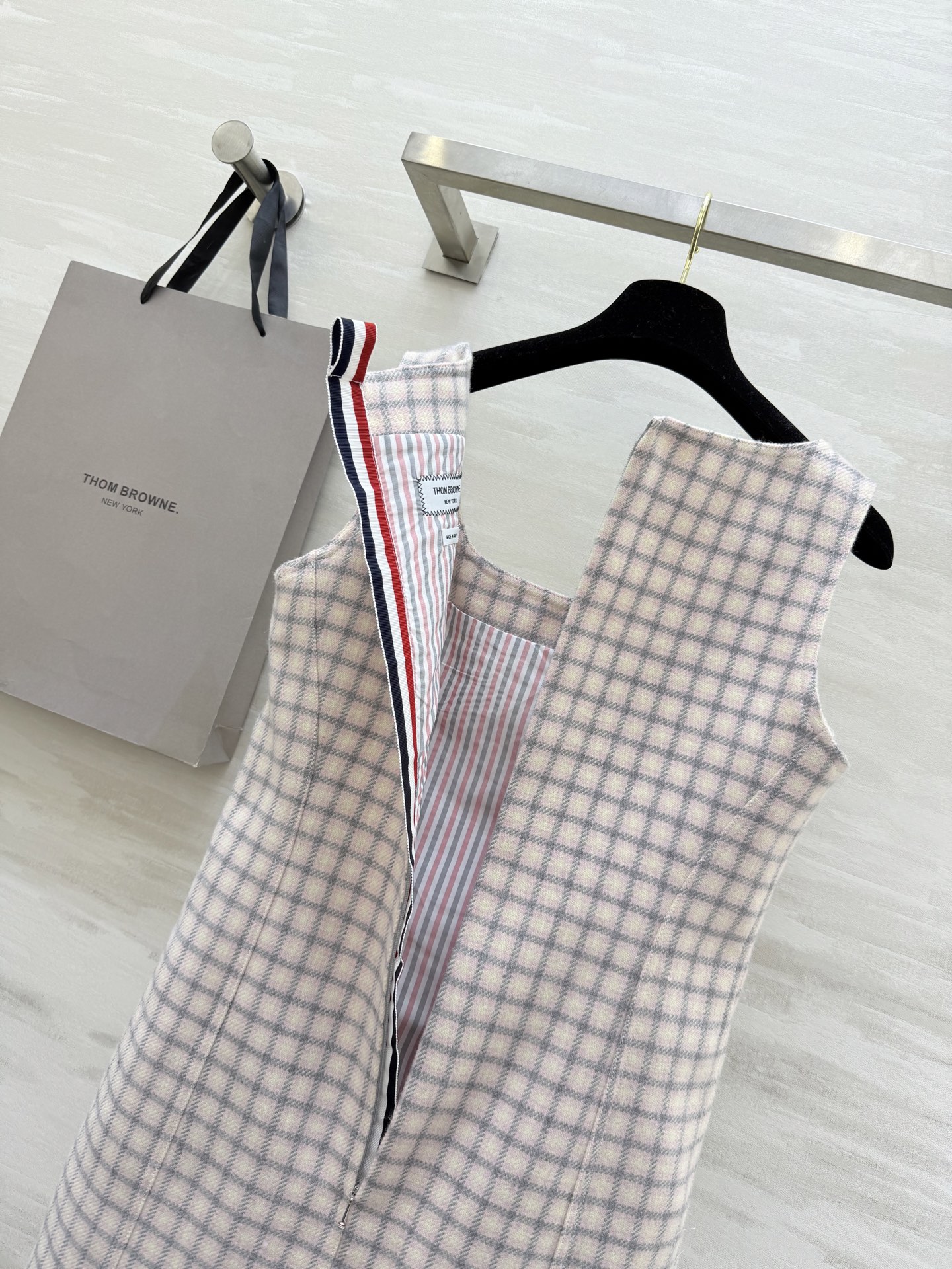 #ThomBrown♡²⁶新款 财阀千金 背心式花呢连衣裙 高品质定制 现货首发size：S/M/L（s
