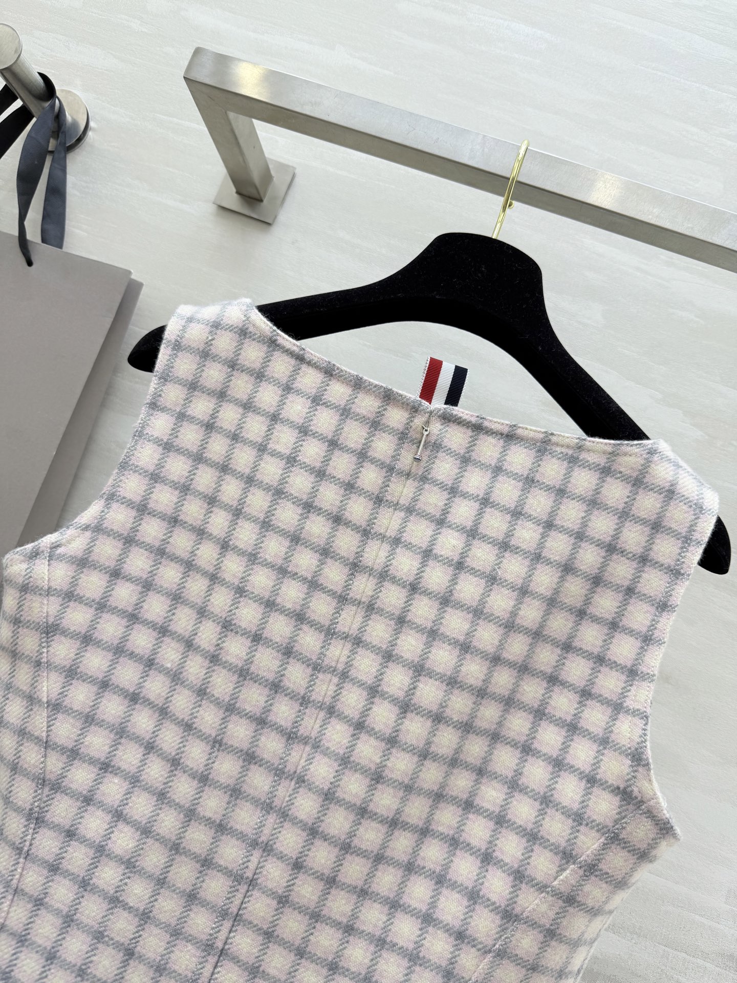 #ThomBrown♡²⁶新款 财阀千金 背心式花呢连衣裙 高品质定制 现货首发size：S/M/L（s