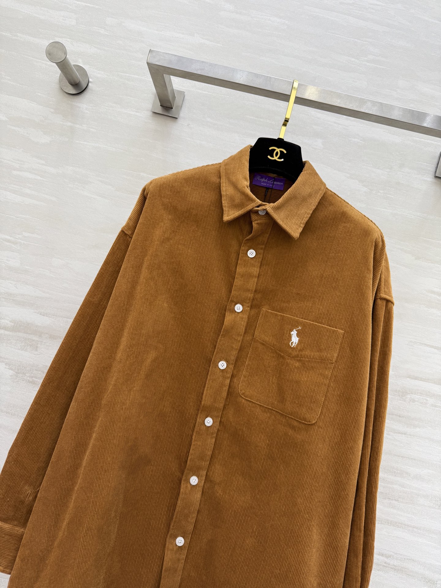 #拉夫劳伦紫标系列²⁶新款 灯芯绒衬衣 高品质定制 现货首发size：S/M/L（s码胸围：116，衣长