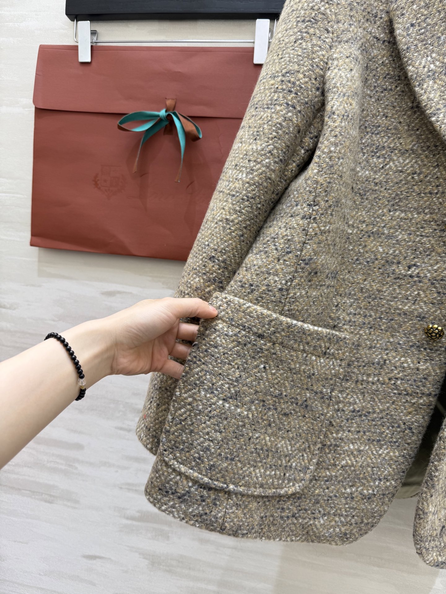 Loro Pian♡²⁶新款 羊驼毛西装外套 高品质定制 现货首发size：S/M/L（s码胸围：94，