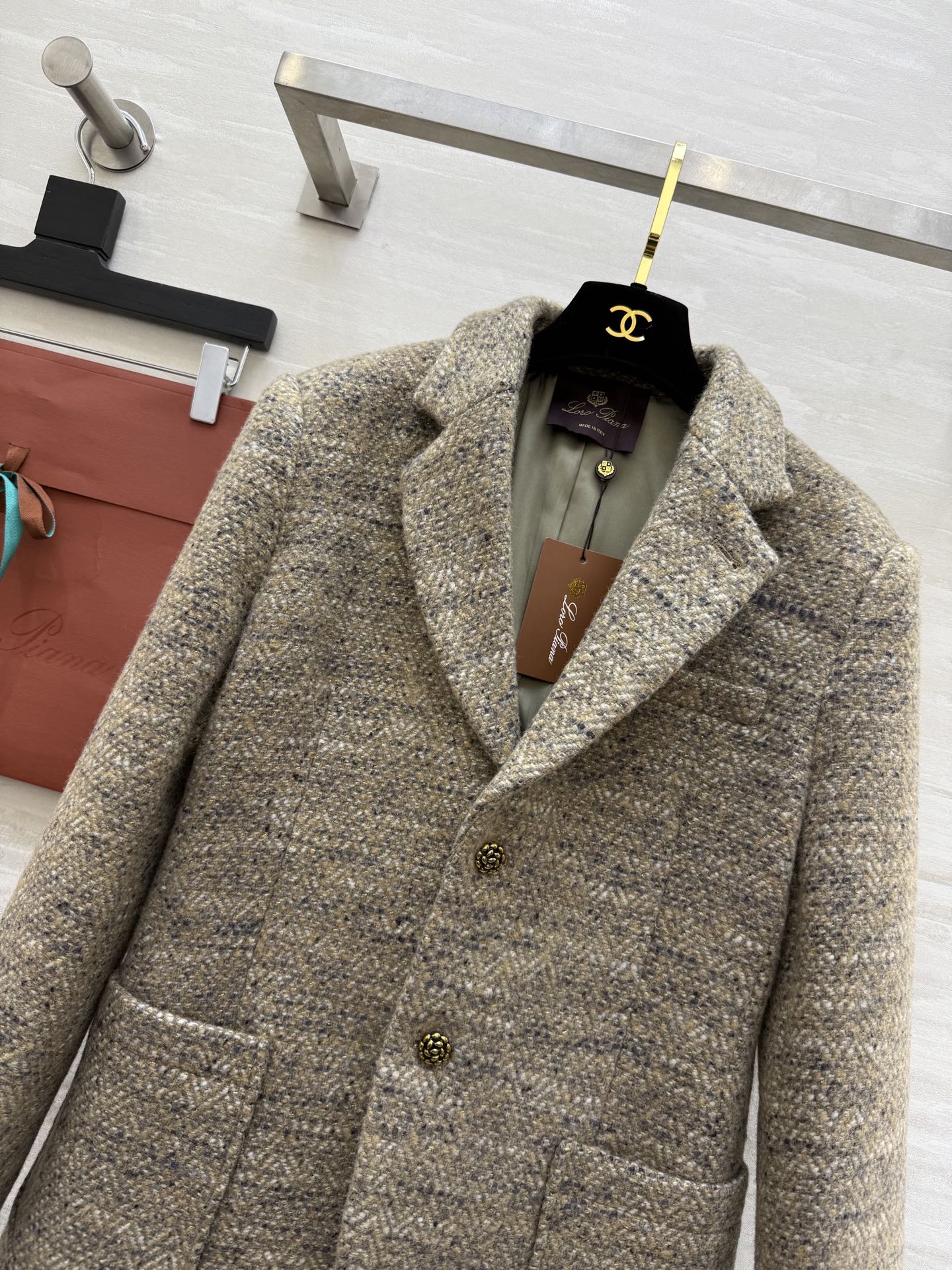 Loro Pian♡²⁶新款 羊驼毛西装外套 高品质定制 现货首发size：S/M/L（s码胸围：94，