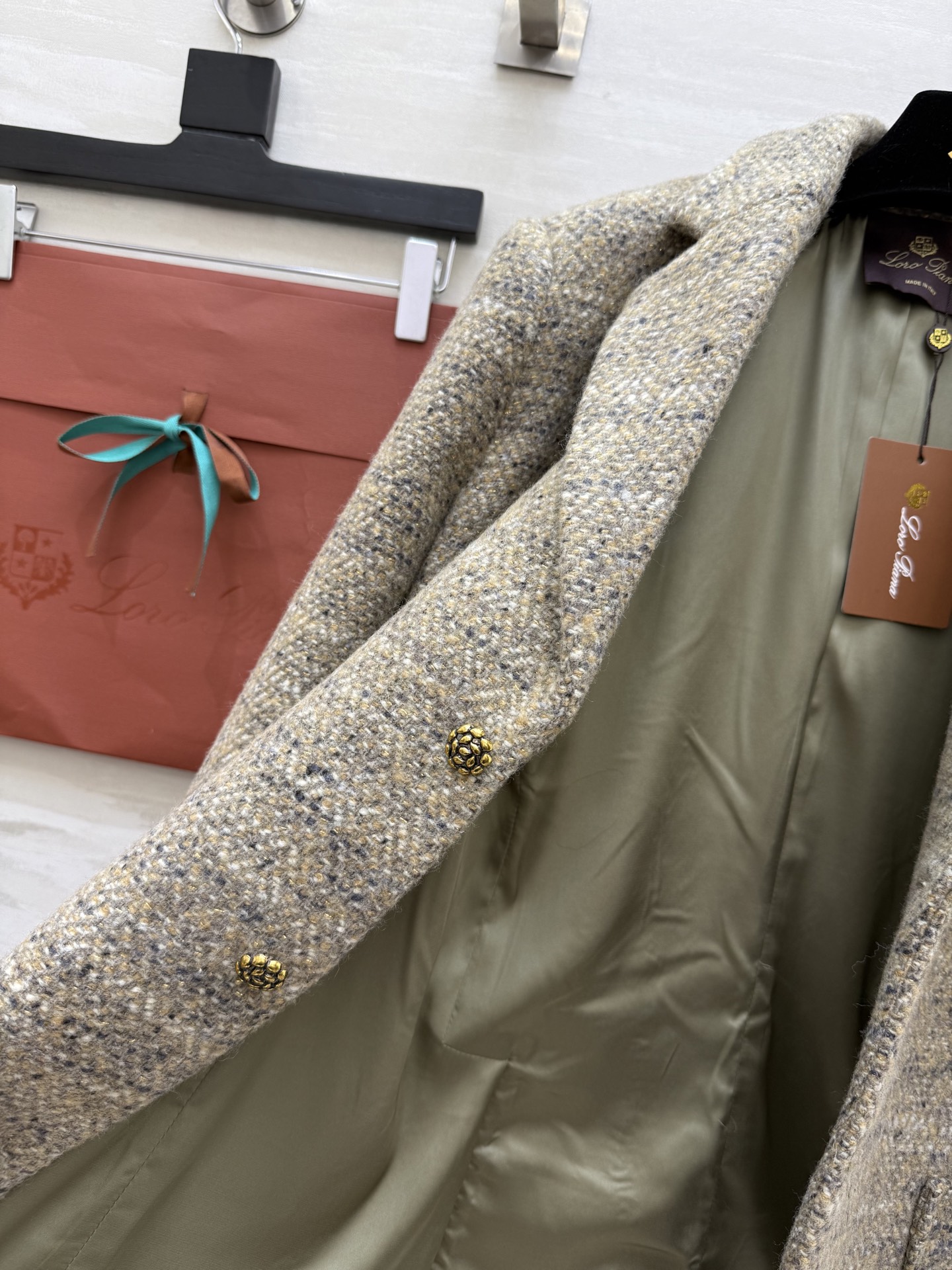 Loro Pian♡²⁶新款 羊驼毛西装外套 高品质定制 现货首发size：S/M/L（s码胸围：94，