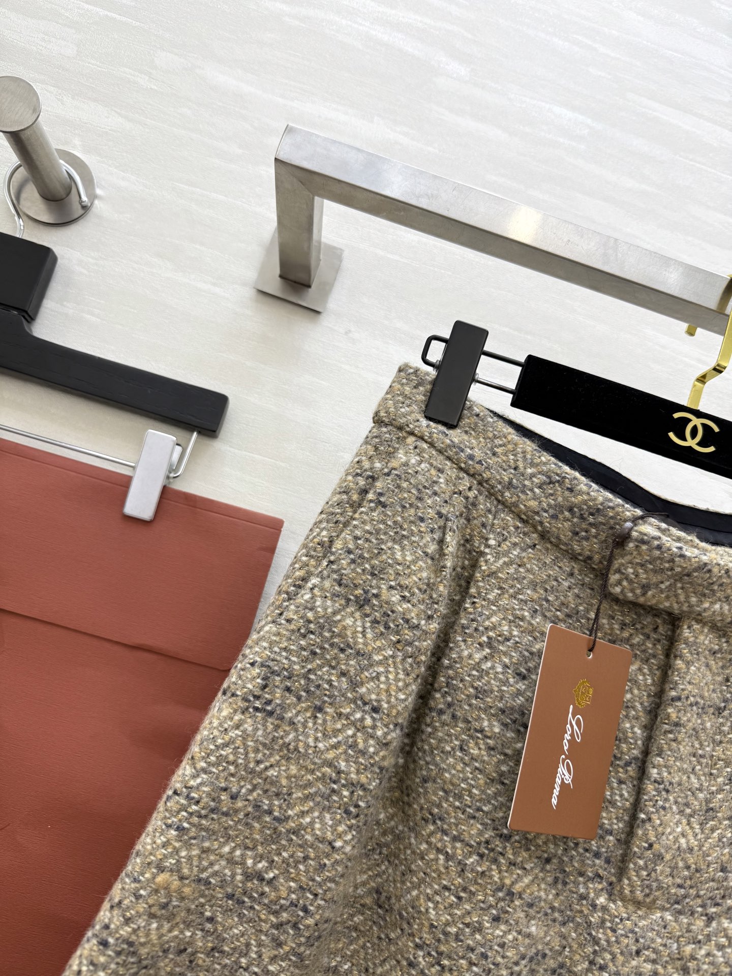 Loro Pian♡²⁶新款 羊驼毛阔腿裤 高品质定制 现货首发size：S/M/L（s码腰围：66，臀